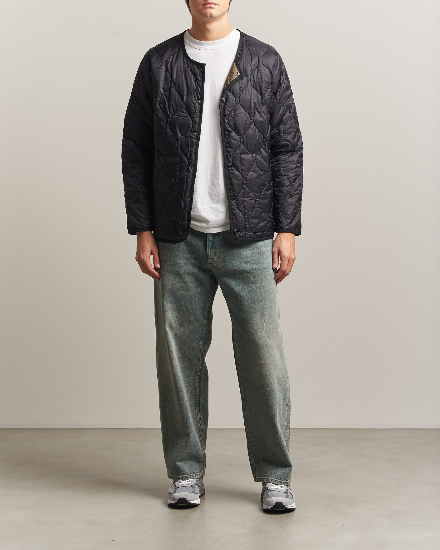 Herren | Jacken | TAION | Military Crew Neck Down Jacket Black