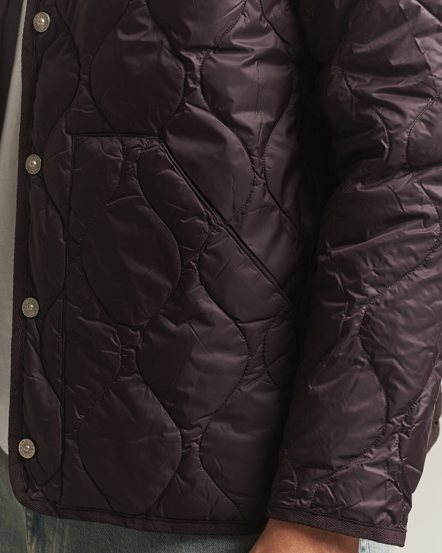 Herren | Jacken | TAION | Military Crew Neck Down Jacket Dark Choco