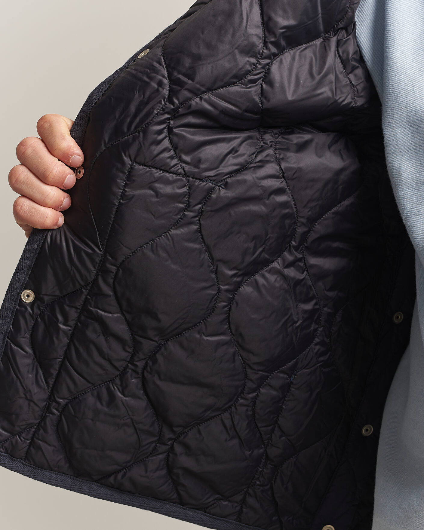 Herren | Jacken | TAION | Military Crew Neck Down Jacket Dark Navy