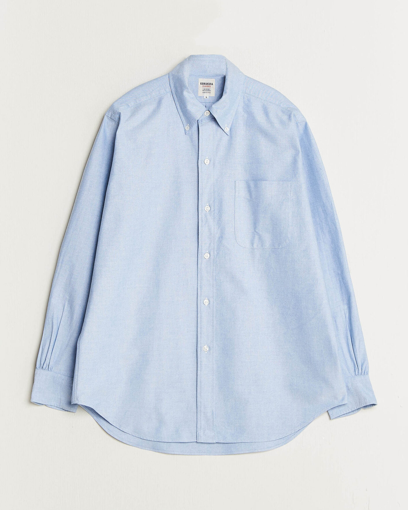 Herren | Hemden | Kamakura Shirts | Ametora Japanese Oxford BD Shirt Light Blue
