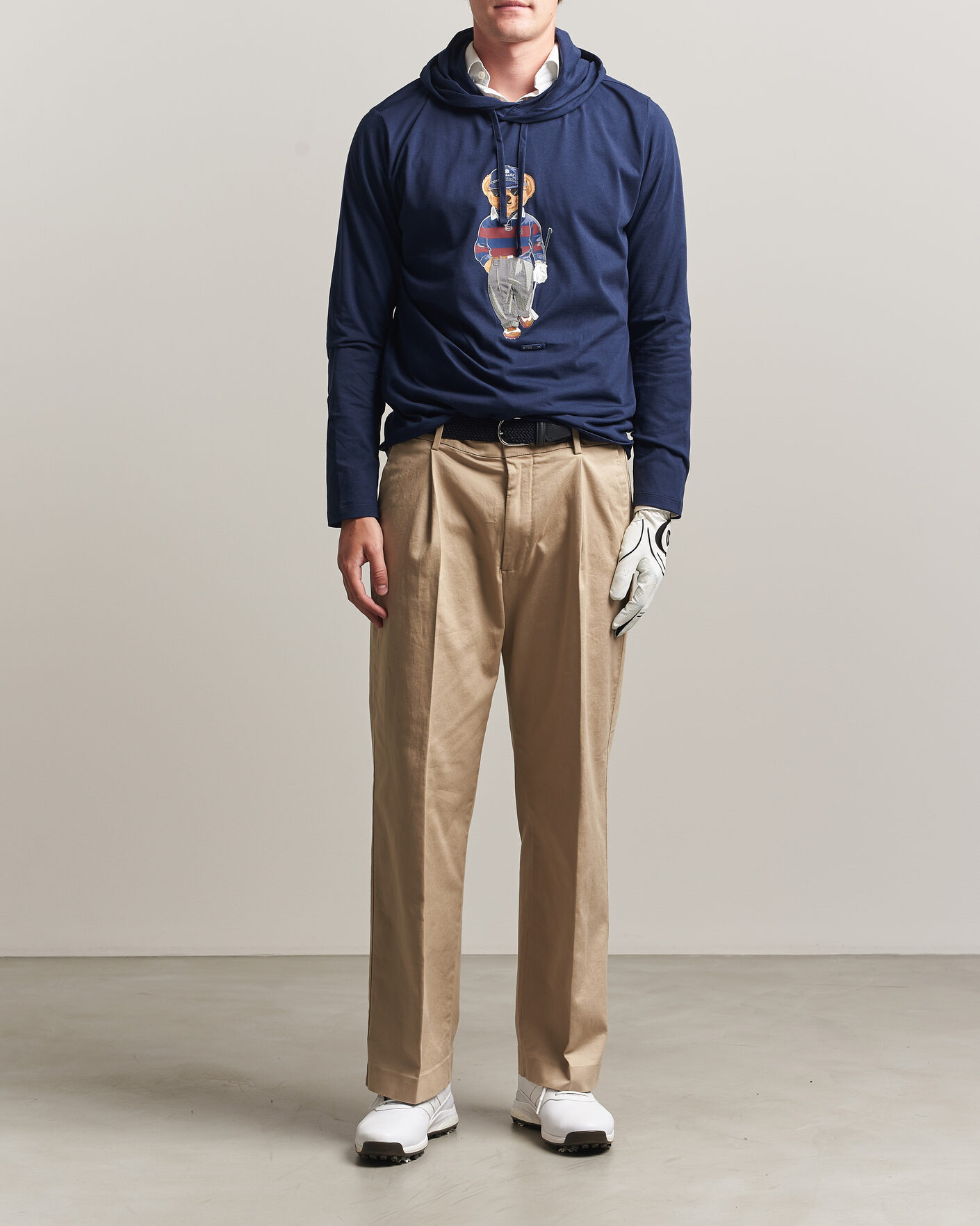 Herren | Pullover | RLX Ralph Lauren | Bear Hoodie Refined Navy