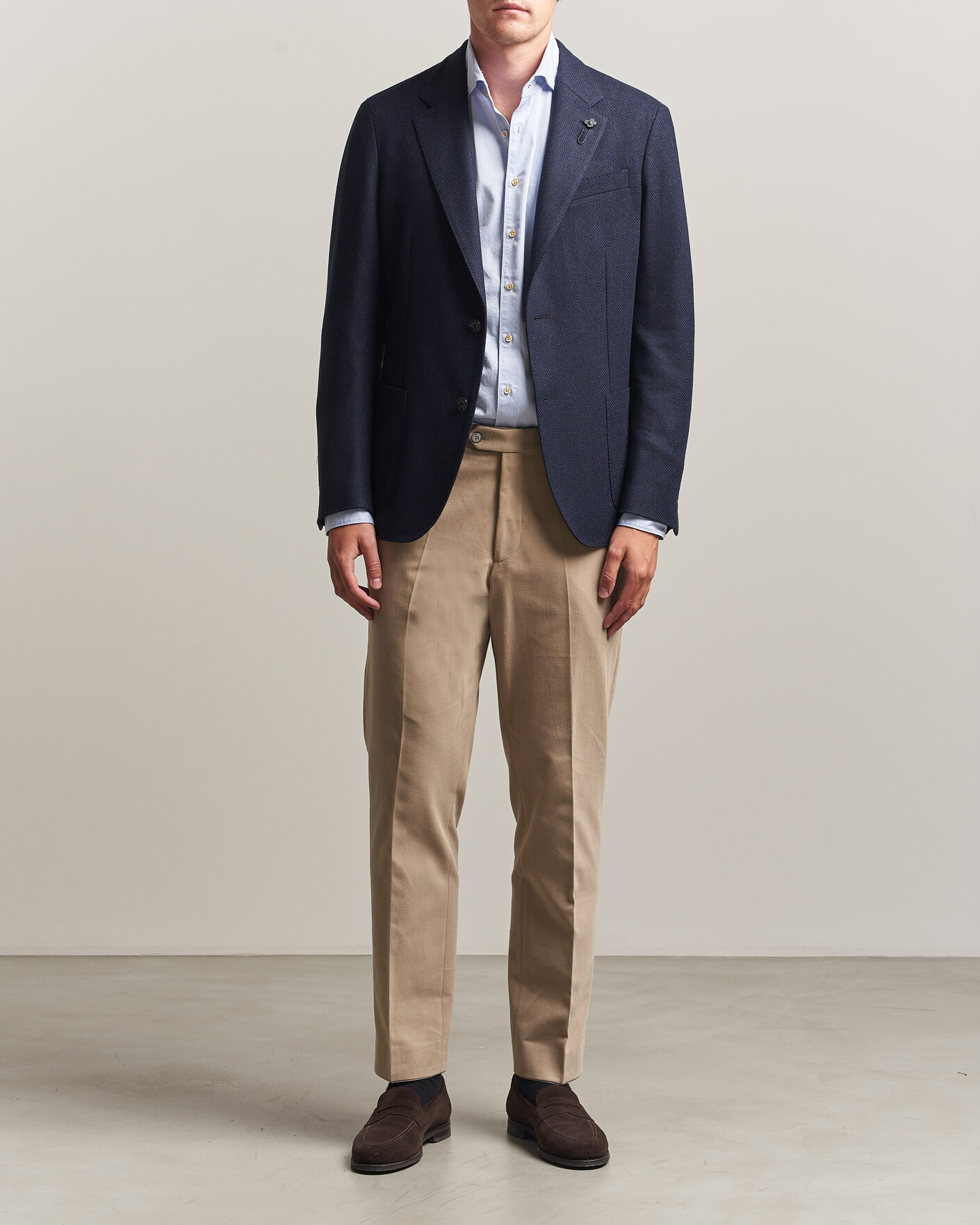 Herren | Sakkos | Lardini | Wool/Cashmere Blazer Navy