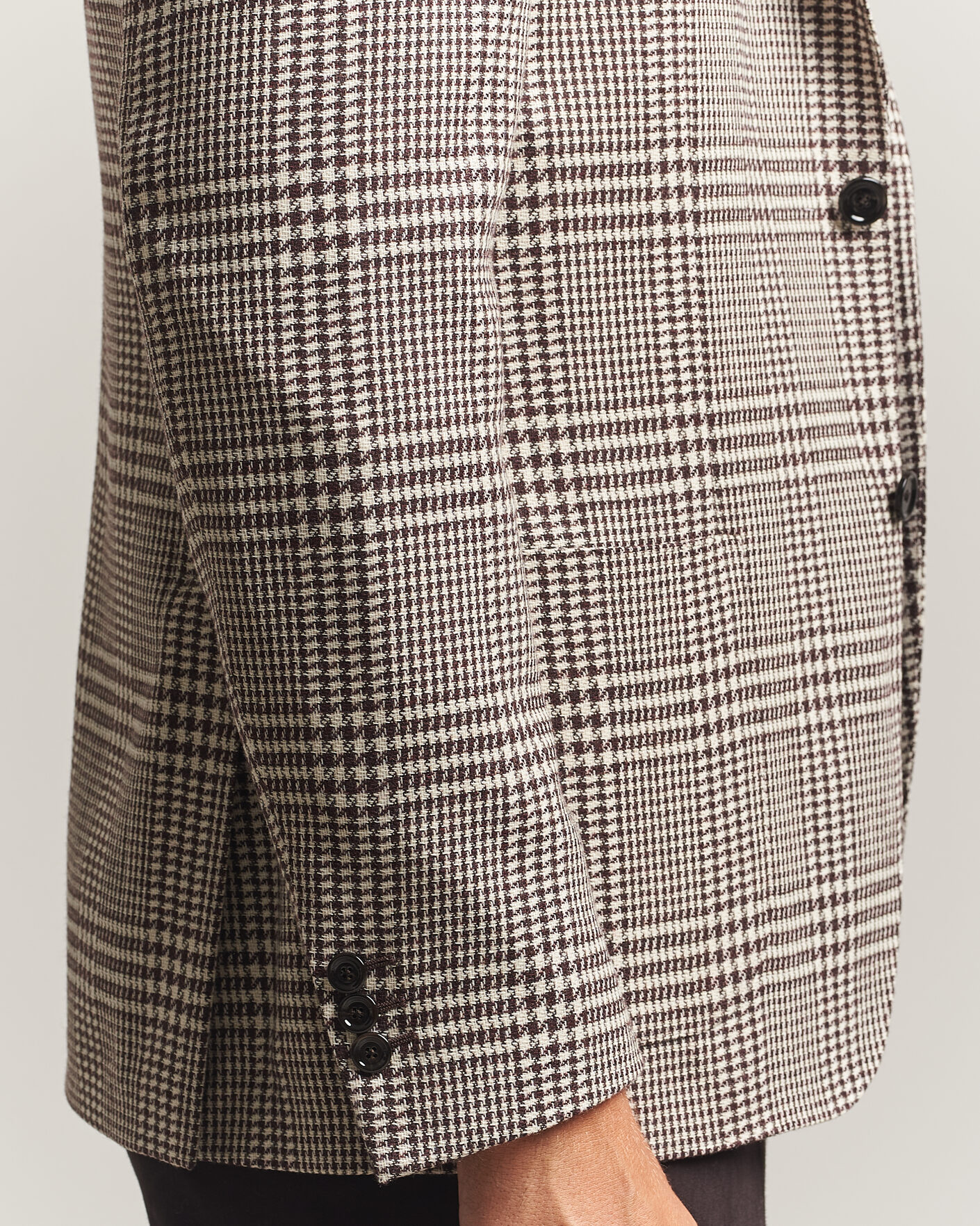 Herren | Sakkos | Lardini | Wool/Cashmere Checked Blazer Brown