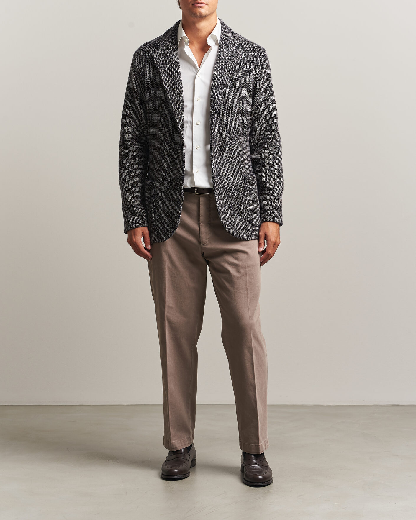 Herren | Sakkos | Lardini | Structured Cashmere Blazer Navy
