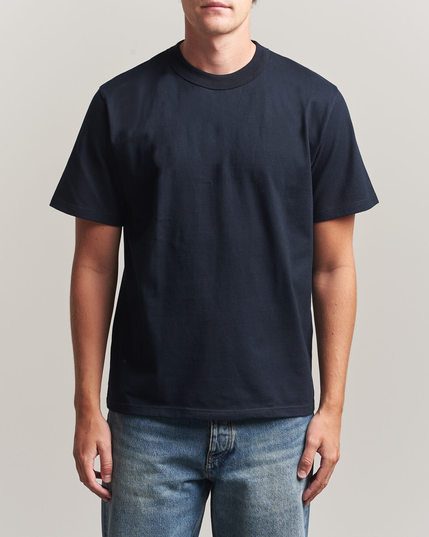 Herren | T-Shirts | Armor Lux for Care of Carl | Armor-lux 2-Pack Heritage Callac T-Shirt Rich Navy
