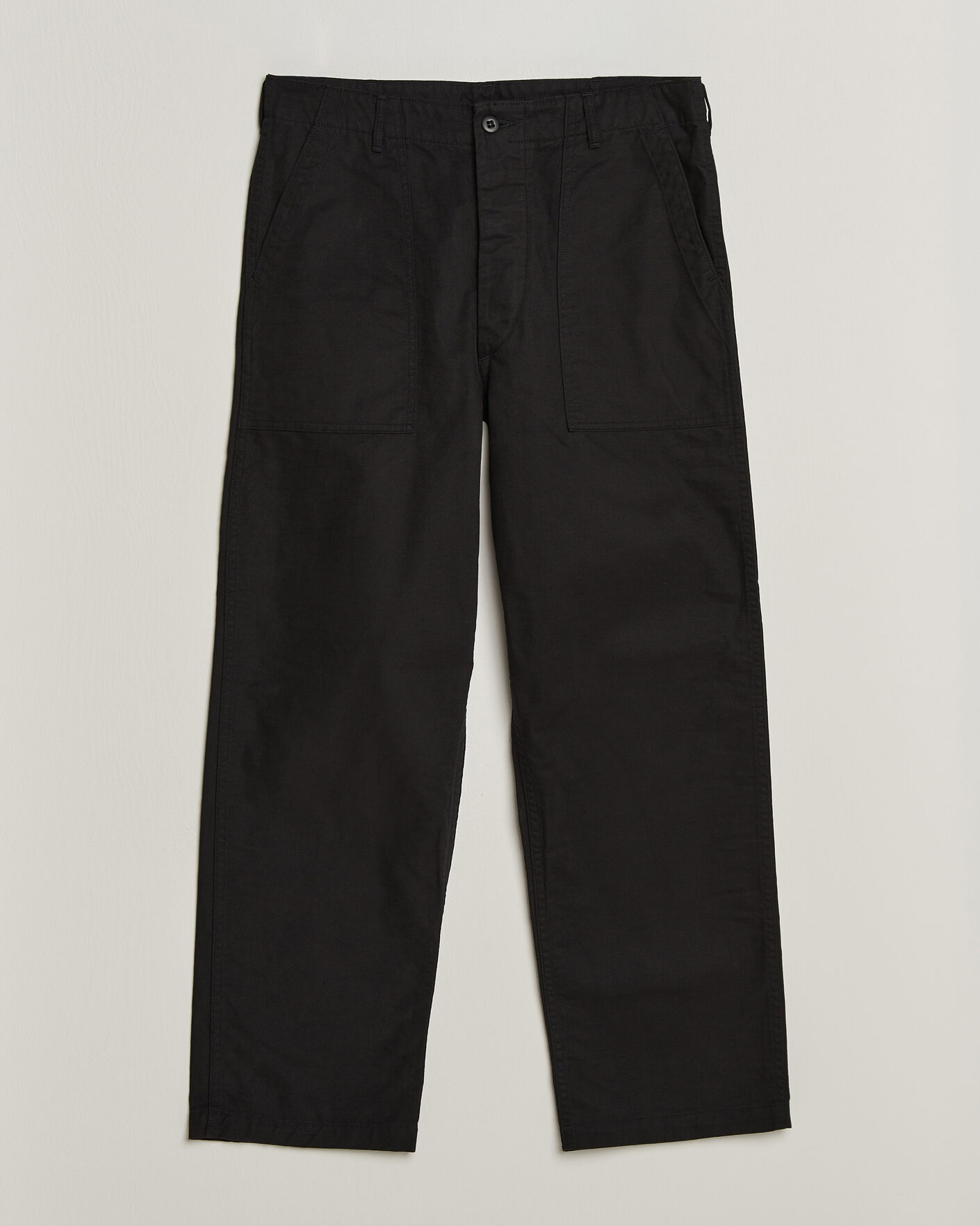 Herren | Hosen | orSlow | Regular Fit Original Sateen Fatigue Pants Black
