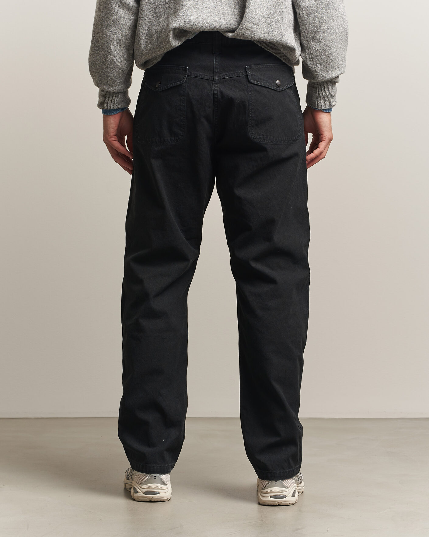 Herren | Hosen | orSlow | Double Knee Work Trousers Black