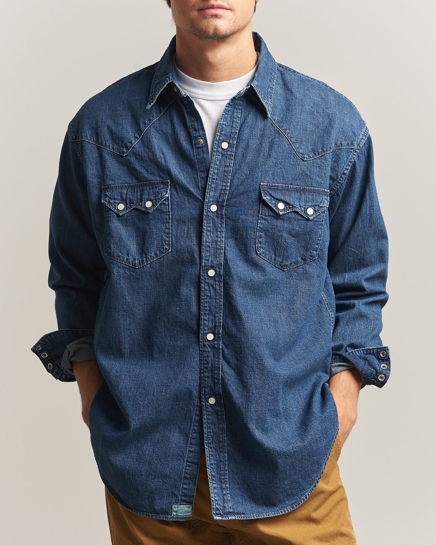 Herren | Hemden | orSlow | Denim Western Shirt Vintage Indigo