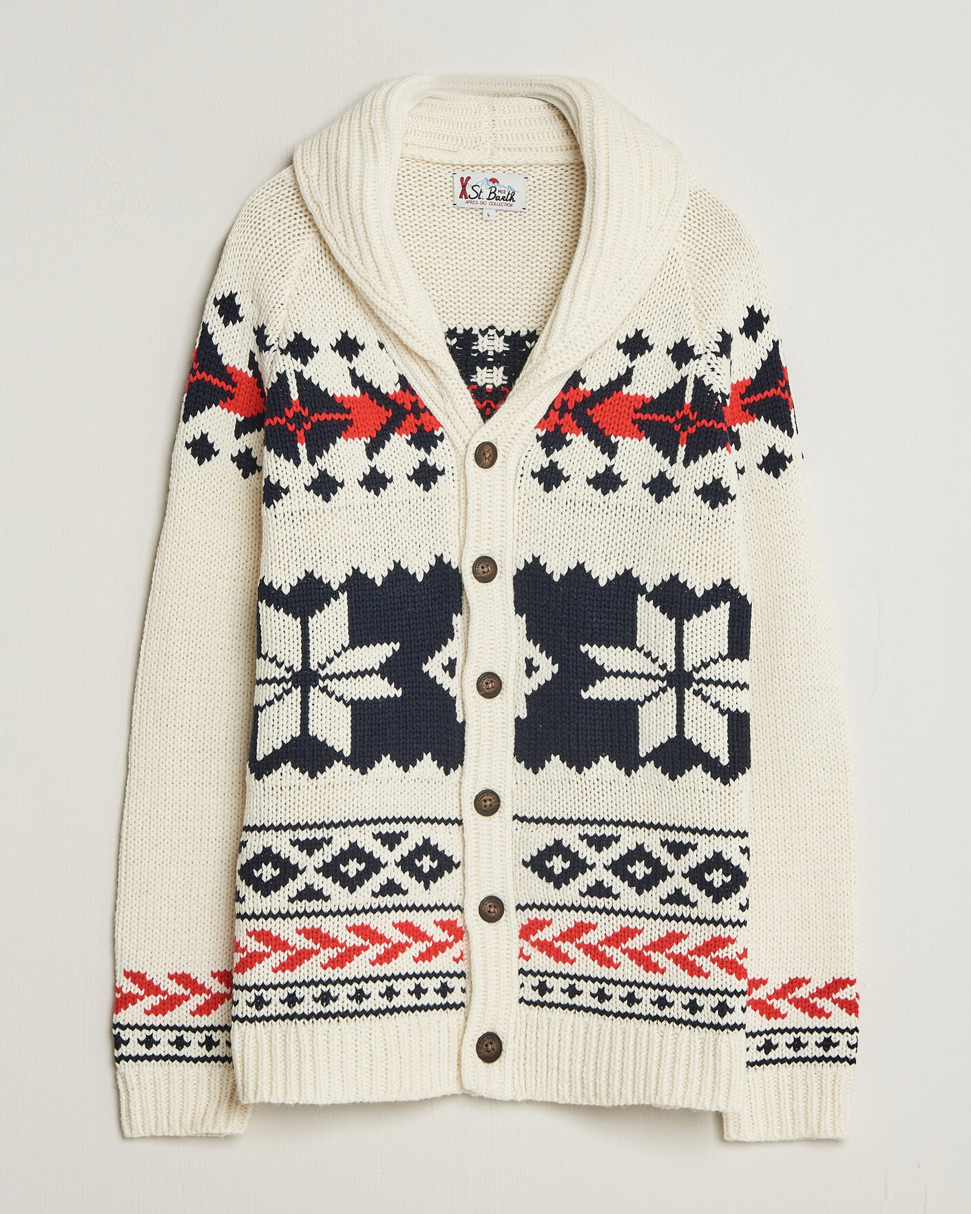 Herren | Pullover | MC2 Saint Barth | Archer Cardigan Nordic Aztec