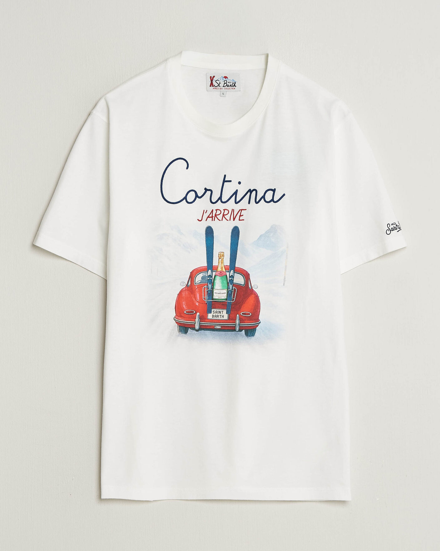 Herren | T-Shirts | MC2 Saint Barth | Printed Cotton T-Shirt Cortina