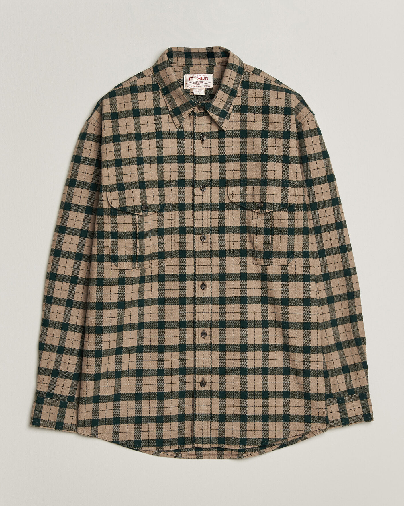 Herren | Hemden | Filson | Checked Alaskan Guide Shirt Oatmeal