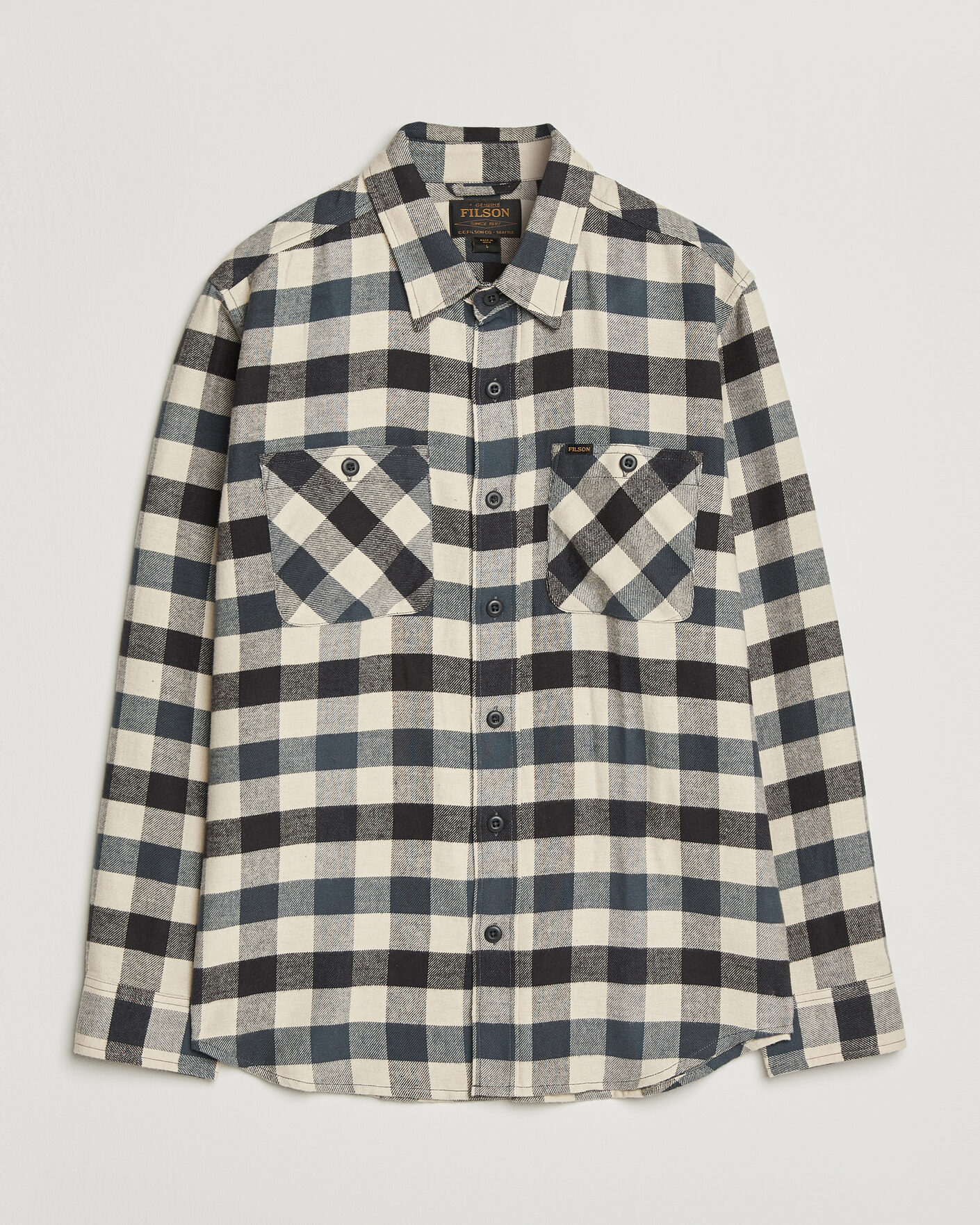 Herren | Hemden | Filson | The Rangeland Flannel Shirt Charcoal