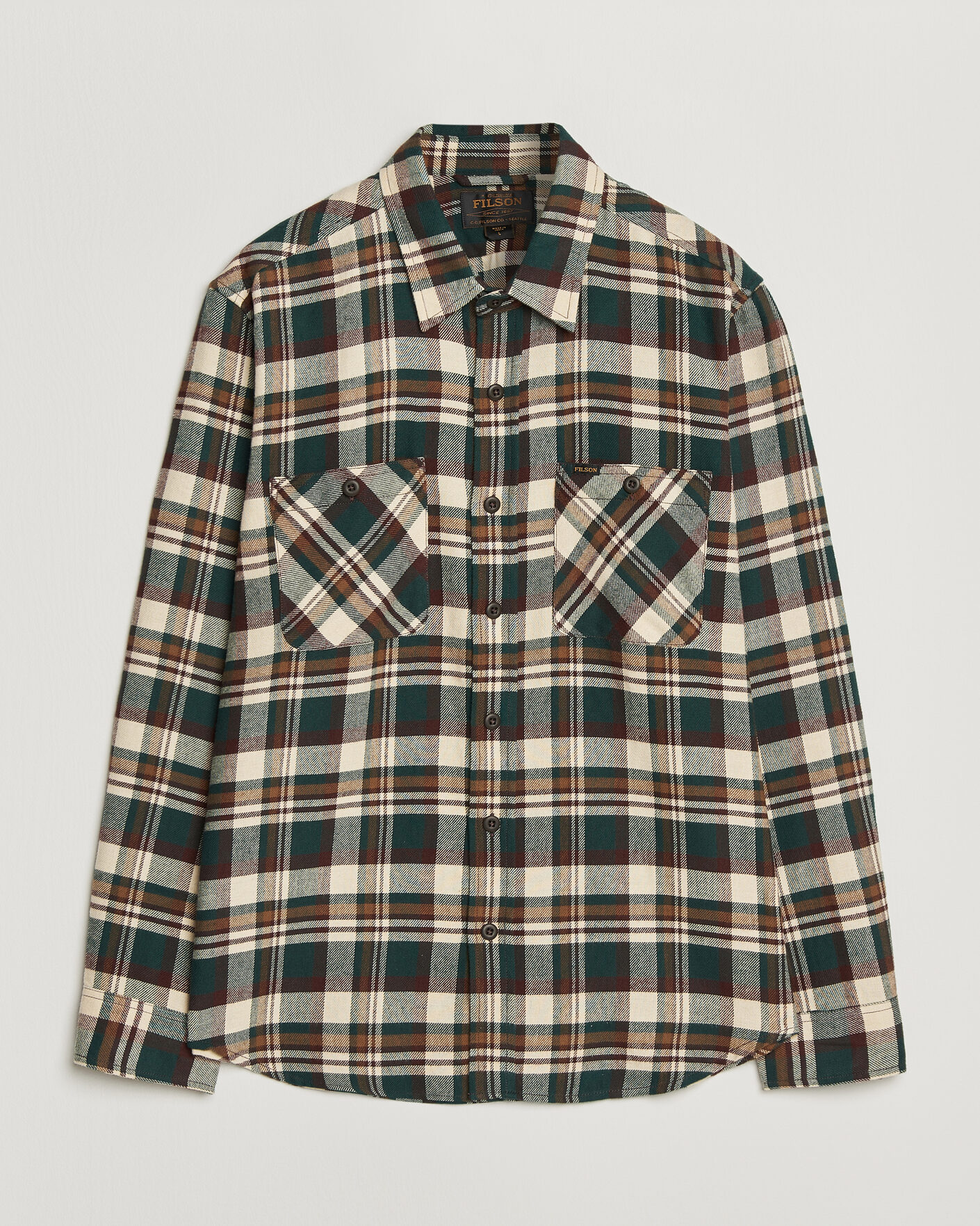 Herren | Hemden | Filson | The Rangeland Flannel Shirt Green