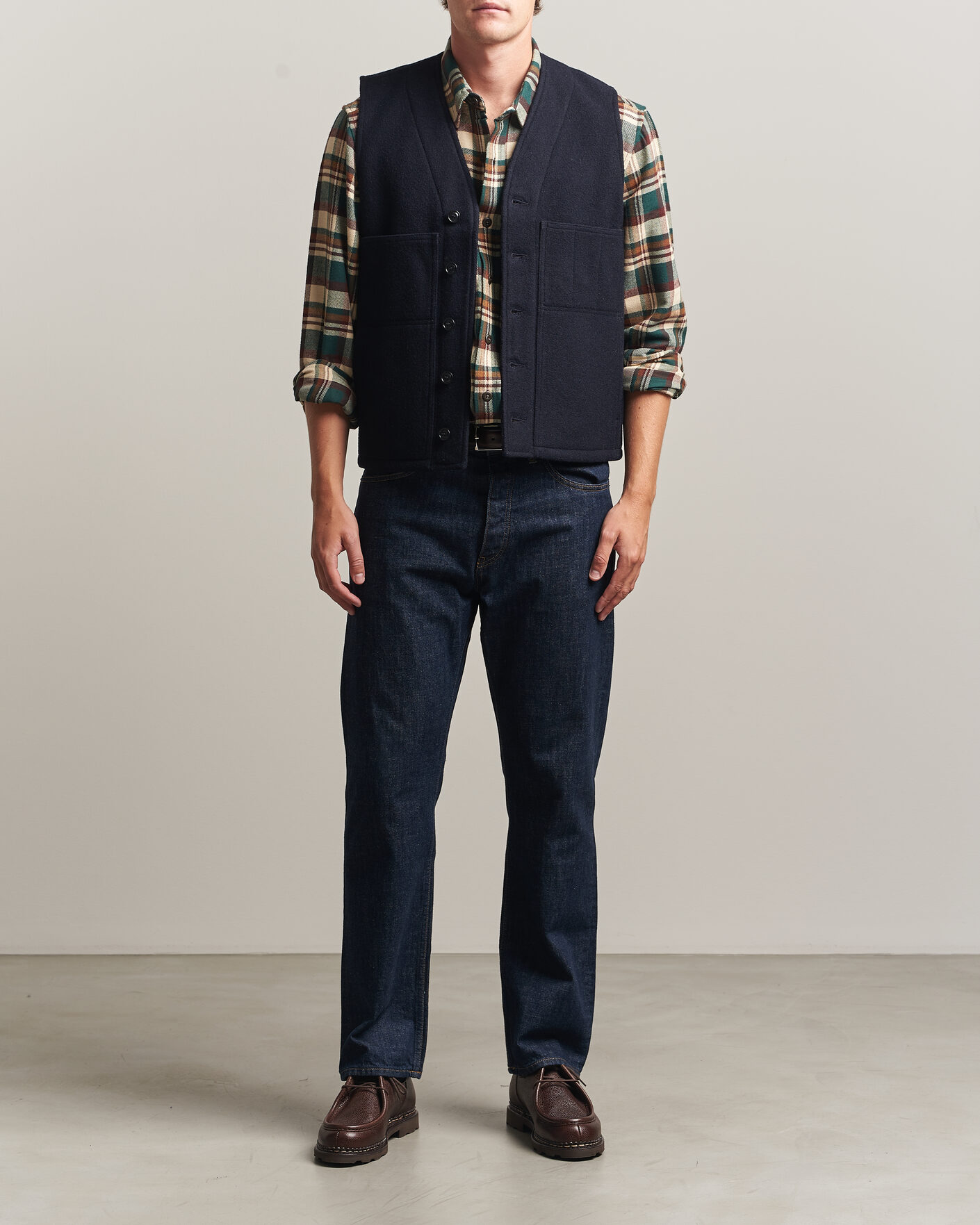 Herren | Westen | Filson | Mackinaw Wool Vest Navy