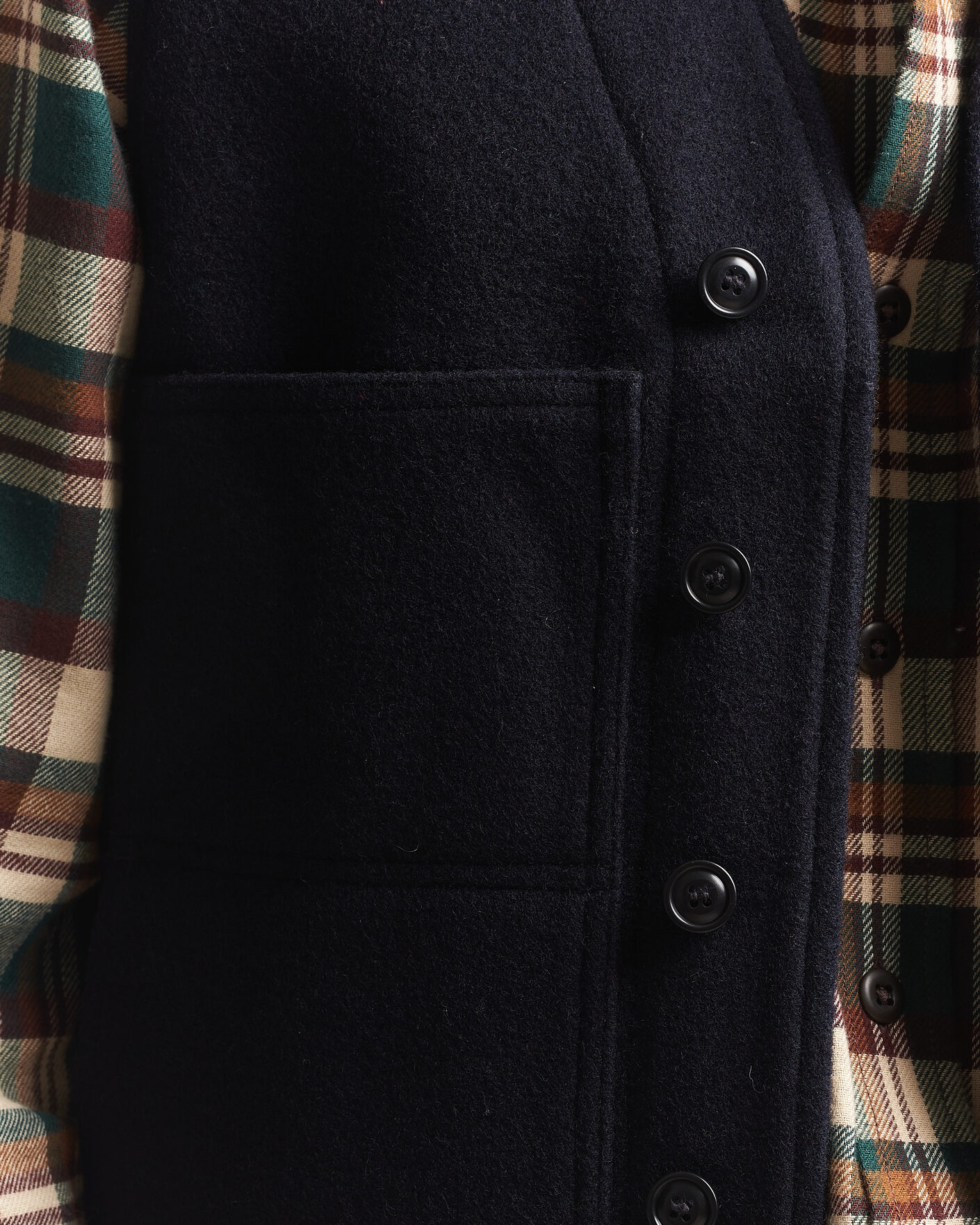 Herren | Westen | Filson | Mackinaw Wool Vest Navy