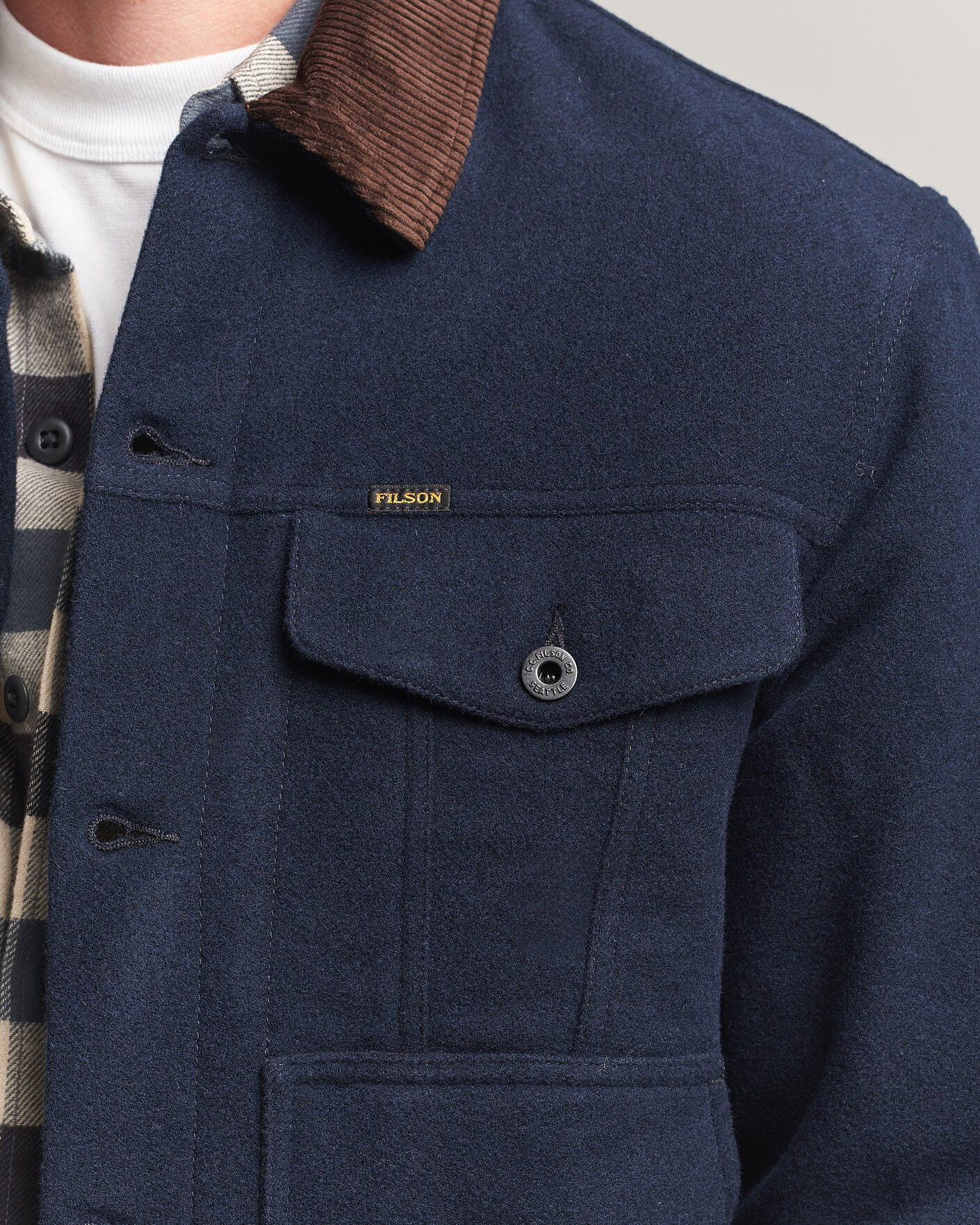Herren | Jacken | Filson | Spokane Insulated Short Cruiser Navy