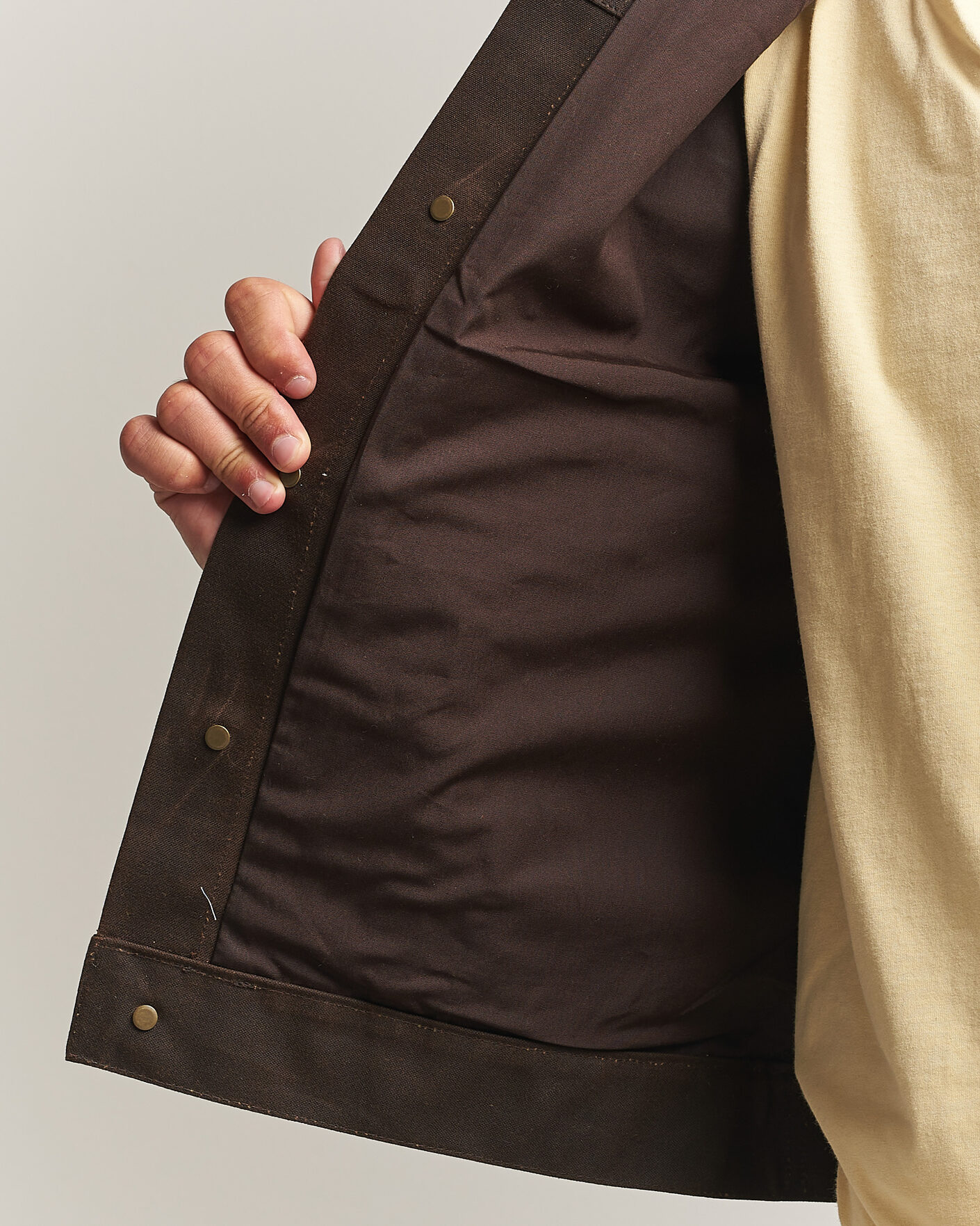 Herren | Jacken | Filson | Short Lined Tin Cloth Cruiser Dark Brown