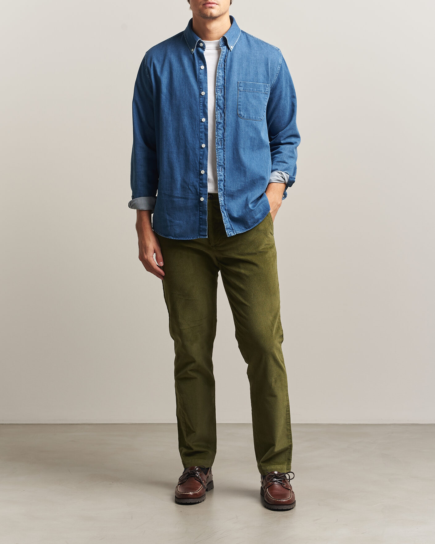 Herren | Hosen | Dockers | Cotton Slim Chino Winter Moss