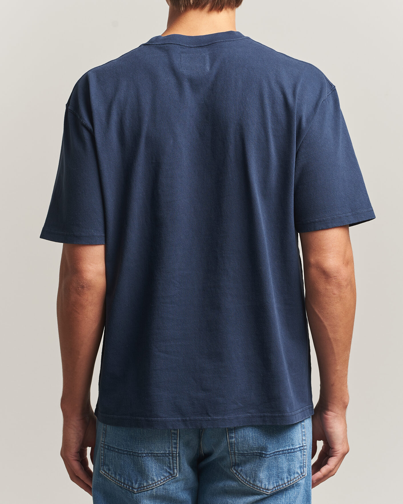 Herren | T-Shirts | Drake's | Short Sleeve Hiking T-Shirt Navy