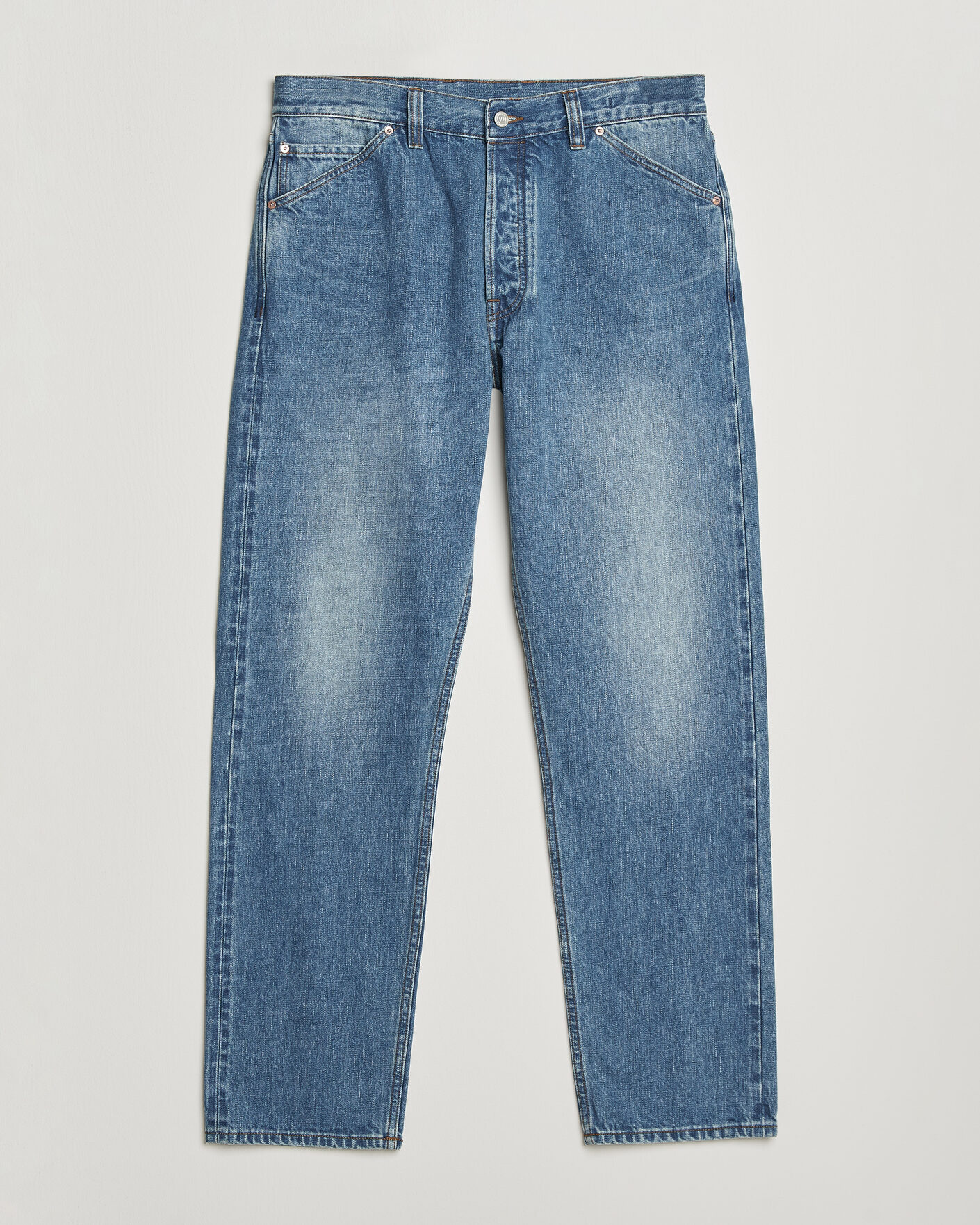Herren | Jeans | Drake's | 5-Pocket Japanese Selvedge Denim Stone Wash