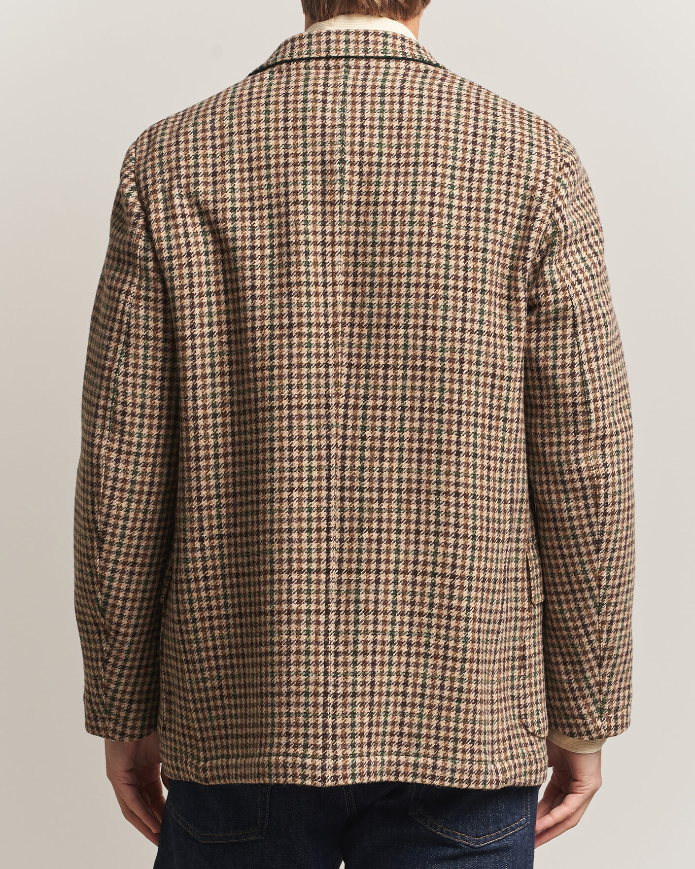 Herren | Sakkos | Drake's | MKVII Tweed Houndcheck Games Blazer Brown