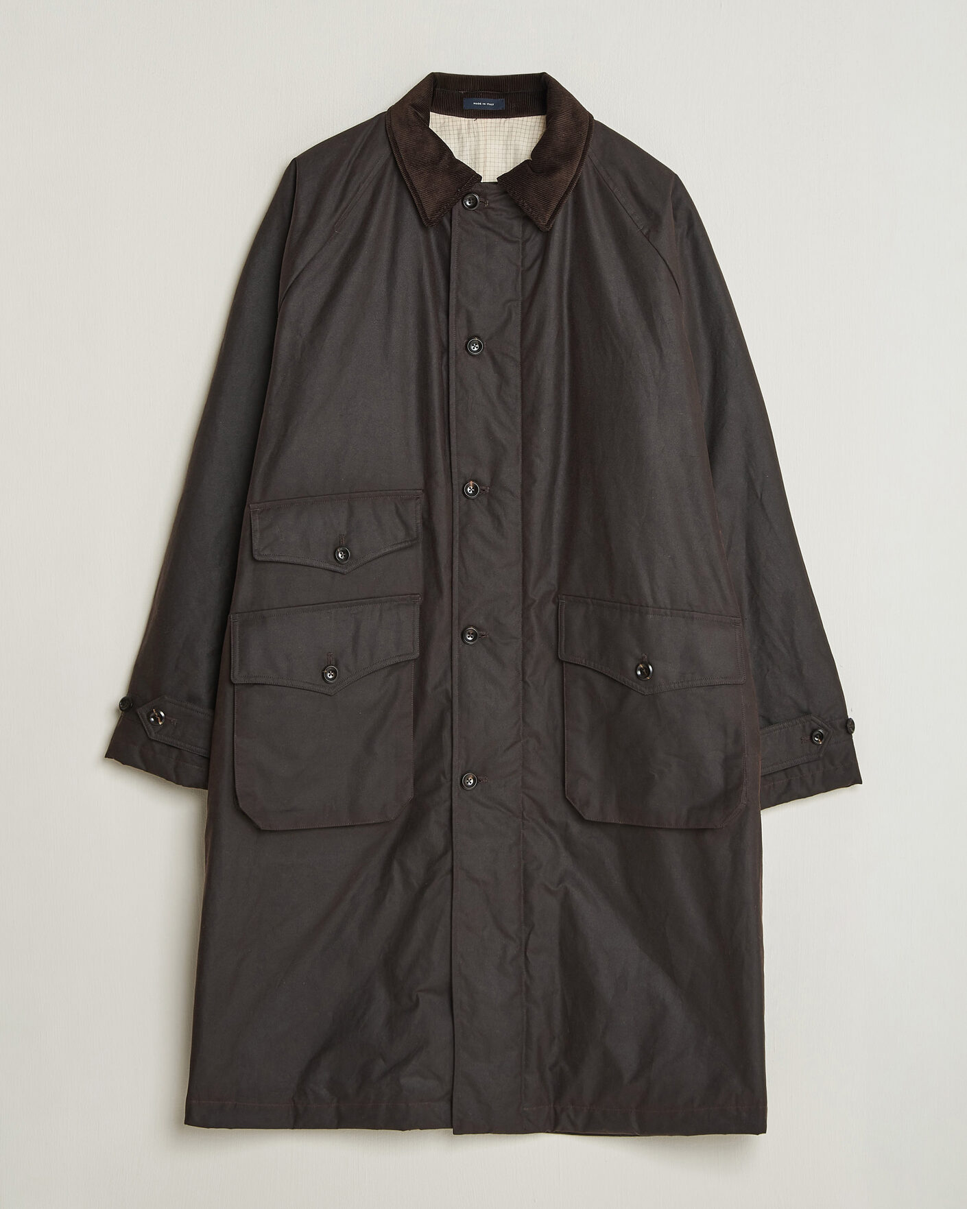 Herren | Jacken | Drake's | Military Waxed Mac Rustic