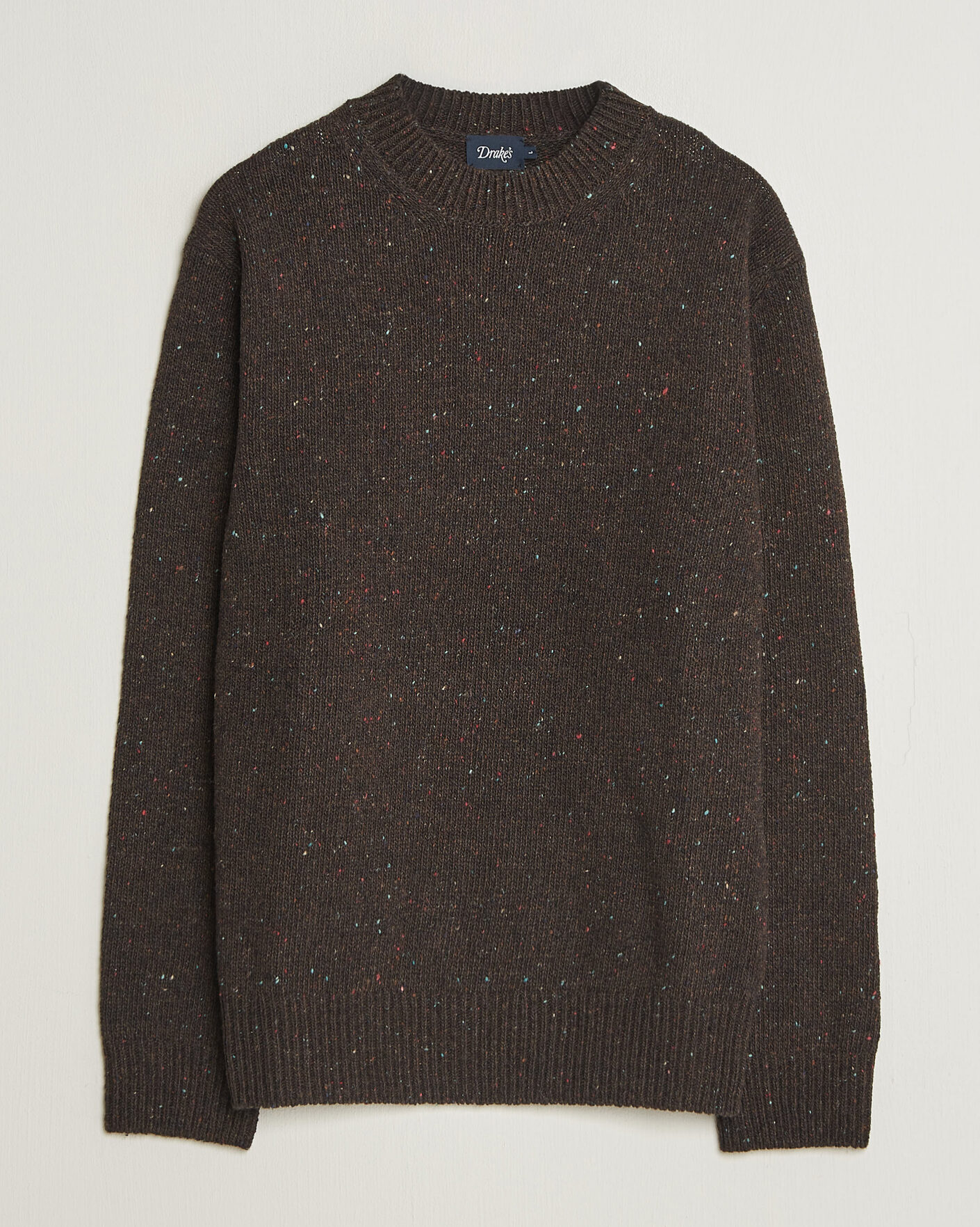 Herren | Pullover | Drake's | Donegal Crewneck Brown