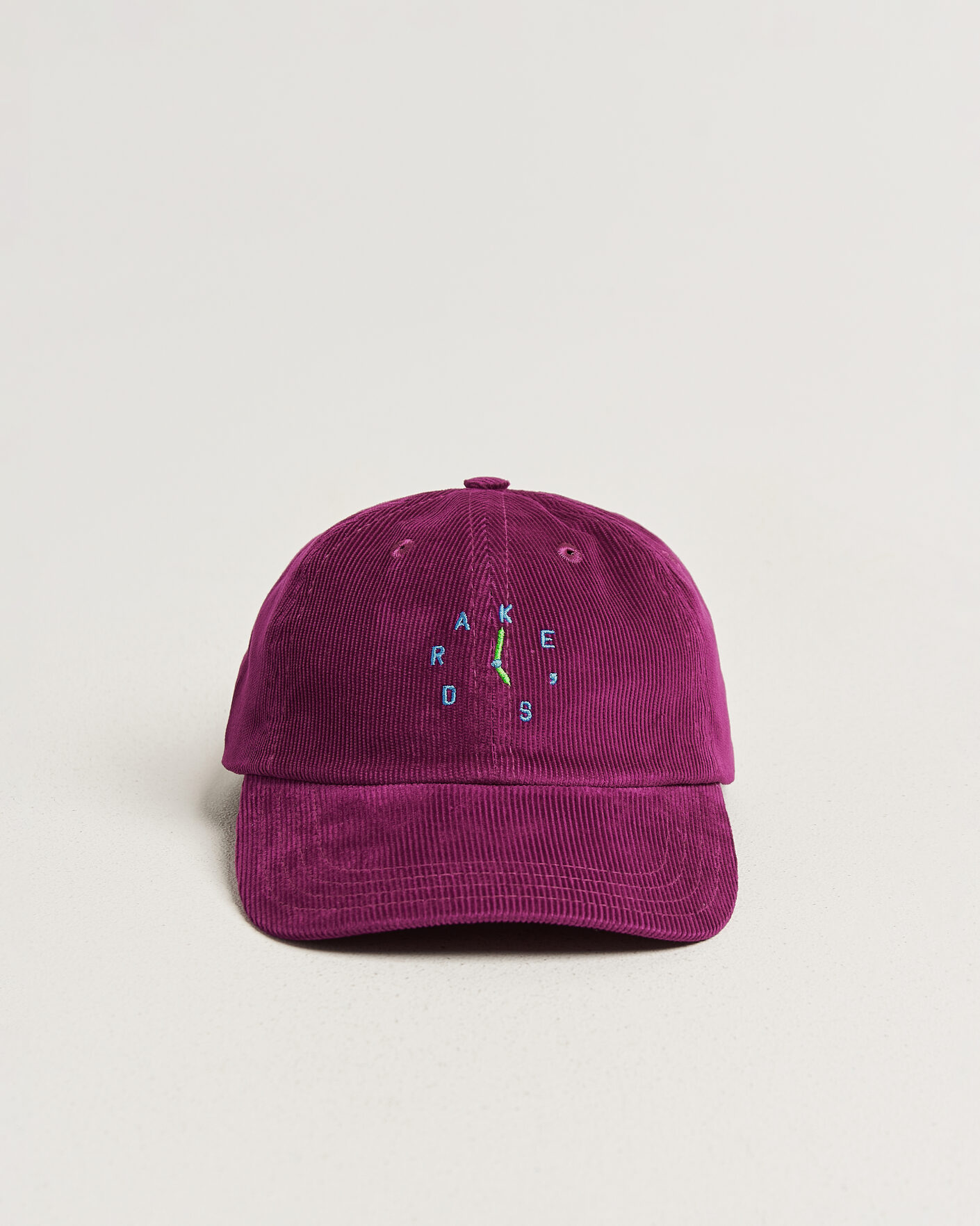 Herren | Hüte & Mützen | Drake's | Clock Twill Cord Baseball Cap Red