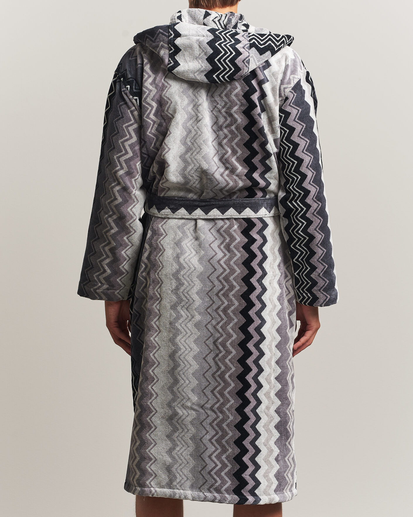 Herren | Schlafanzüge & Bademäntel | Missoni Home | Giacomo Hooded Bathrobe Multi Black