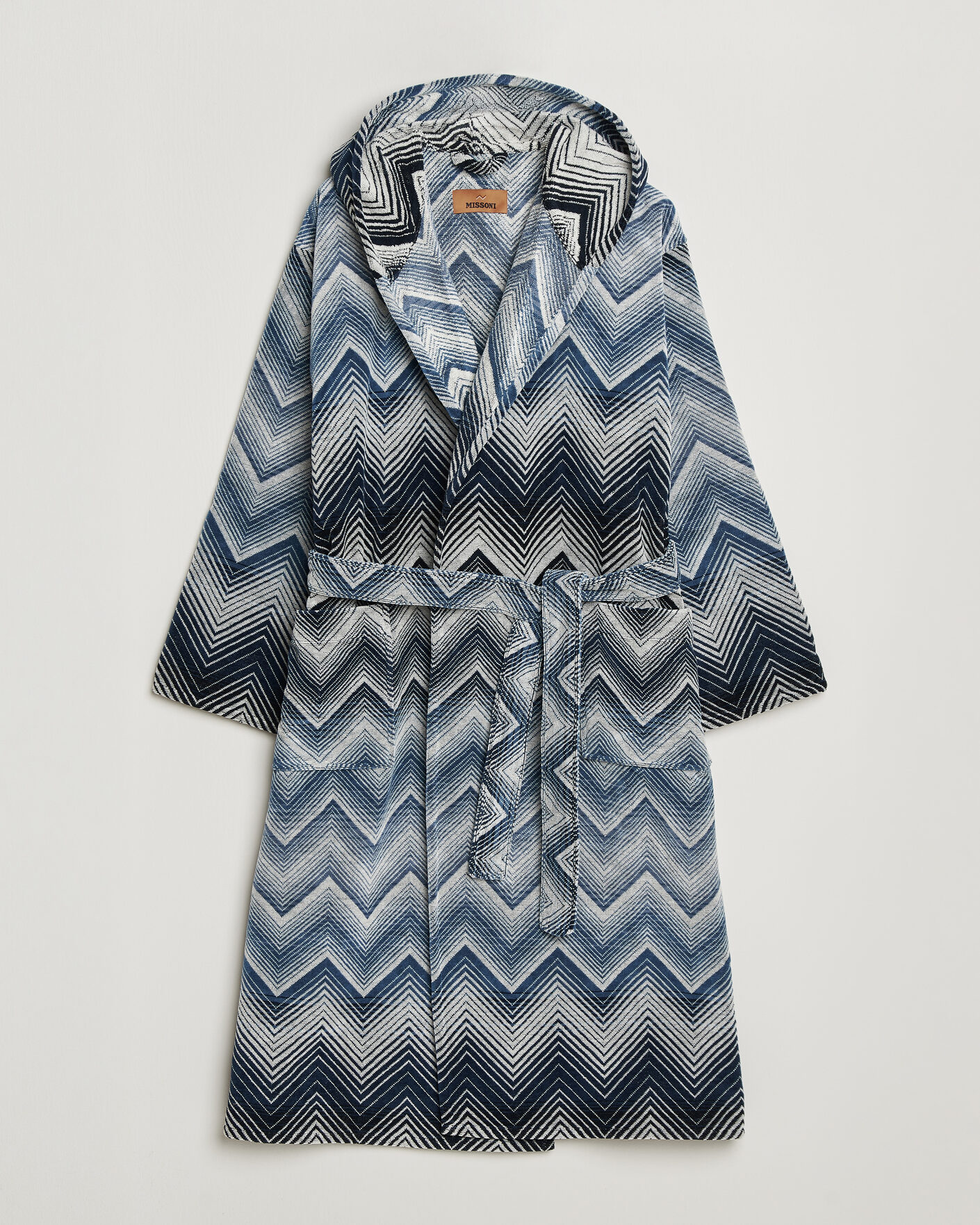 Herren | Schlafanzüge & Bademäntel | Missoni Home | Marea Hooded Bathrobe Multi Blue