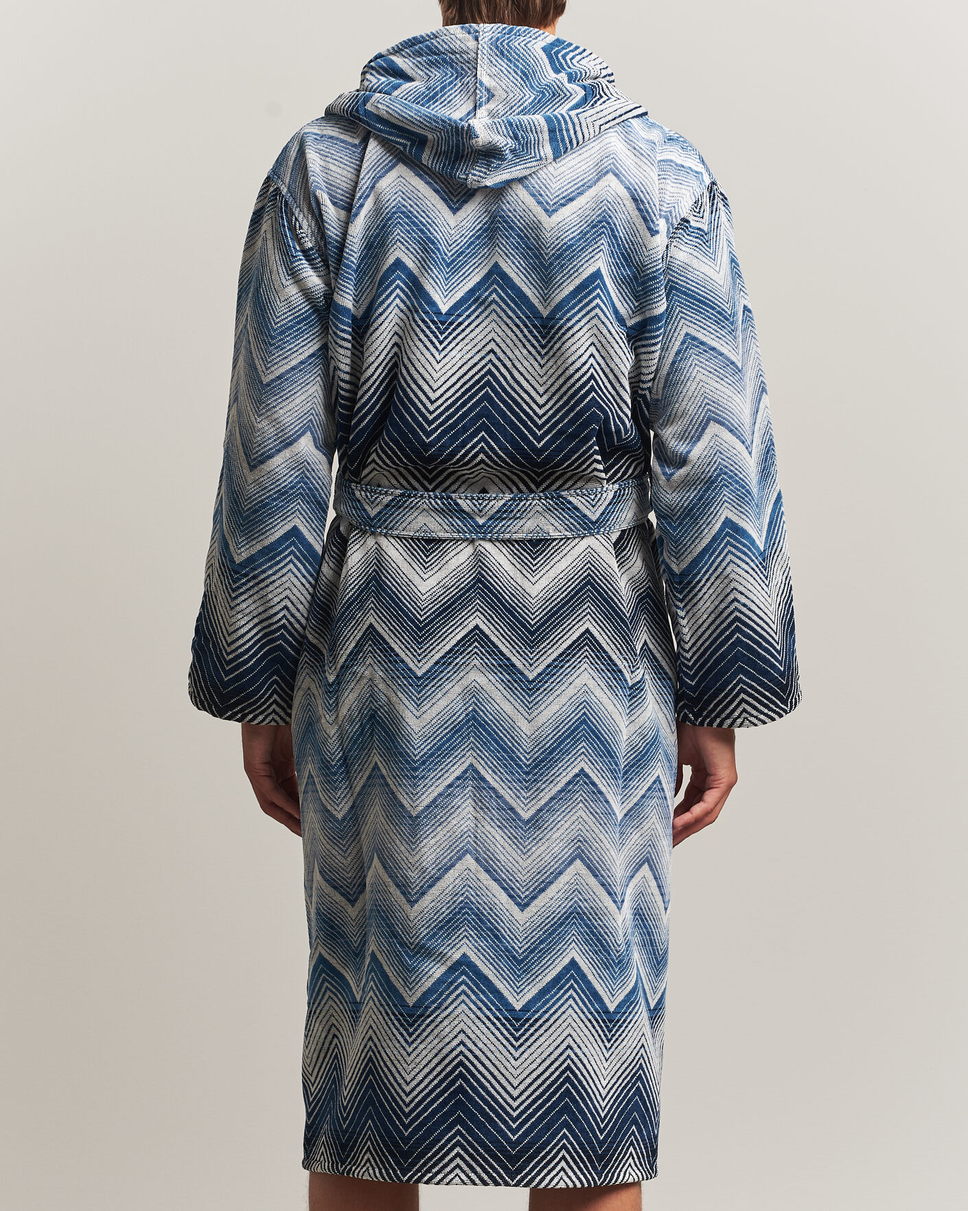 Herren | Schlafanzüge & Bademäntel | Missoni Home | Marea Hooded Bathrobe Multi Blue