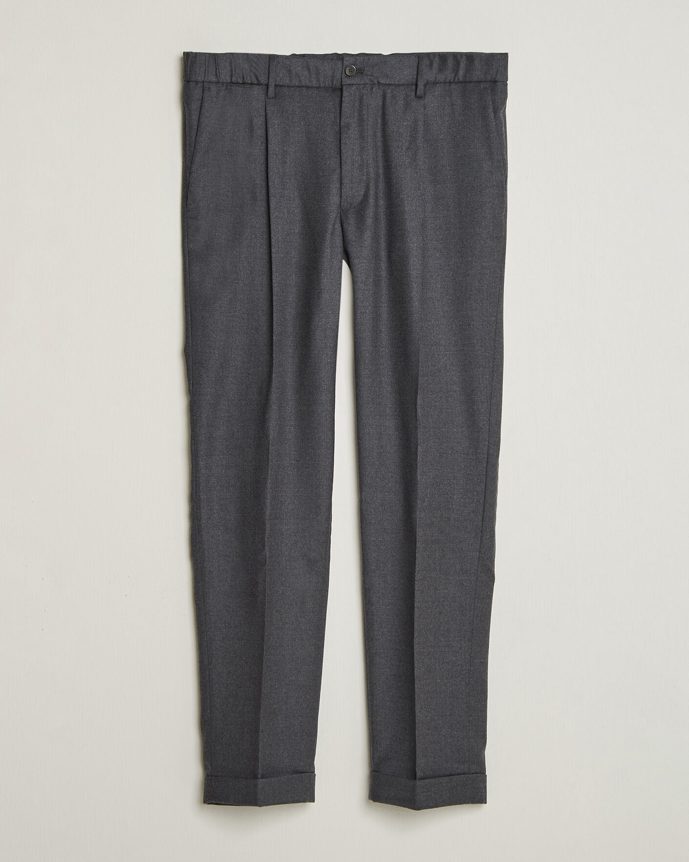 Herren | Hosen | Briglia 1949 | Isola Stretch Flannel Trousers Grey