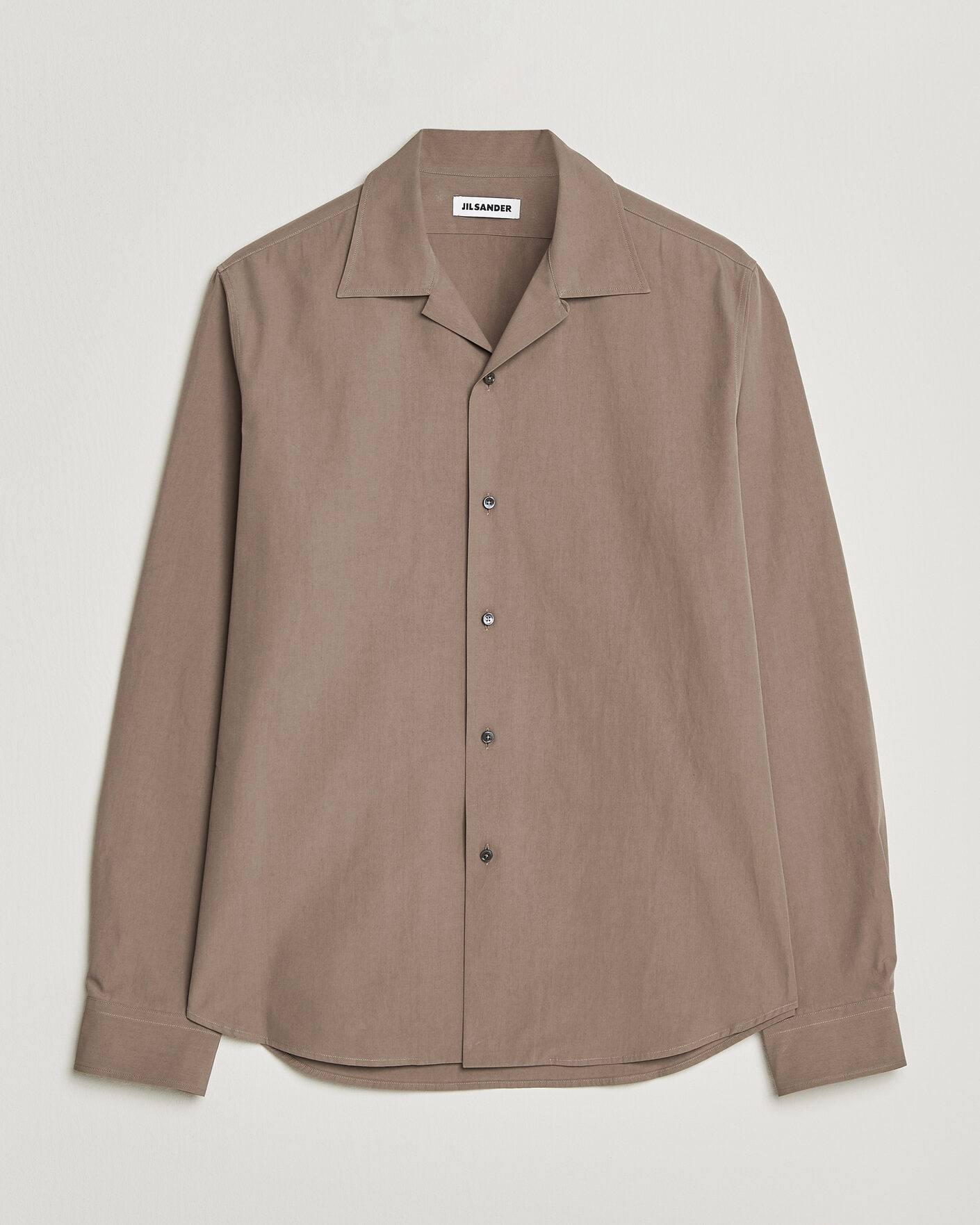 Herren | Hemden | Jil Sander | Crispy Washed Cotton Shirt Taupe