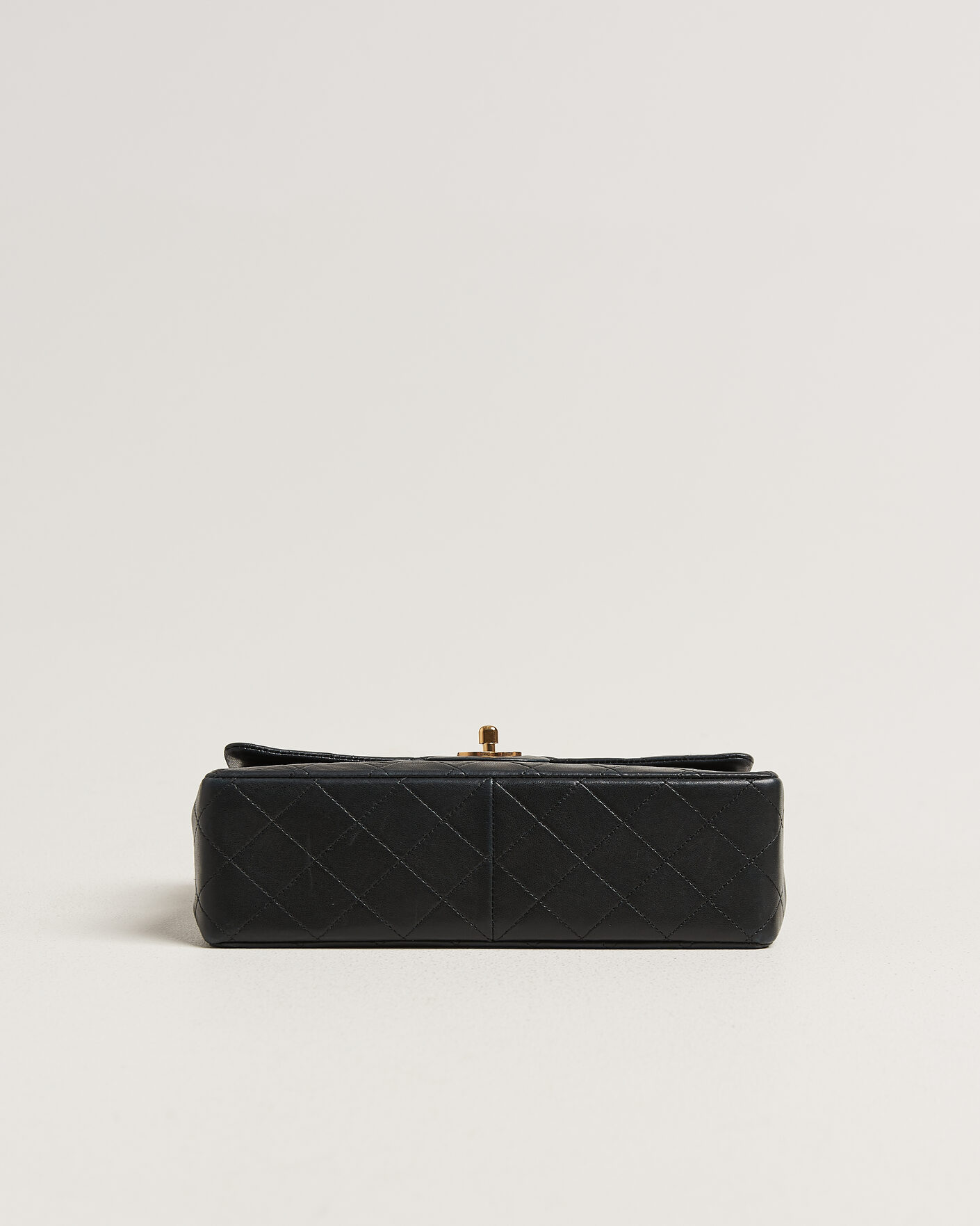 Herren | Pre-Owned & Vintage Bags | Chanel Pre-Owned | Classic Medium Square Double Flap Bag Lambskin Black