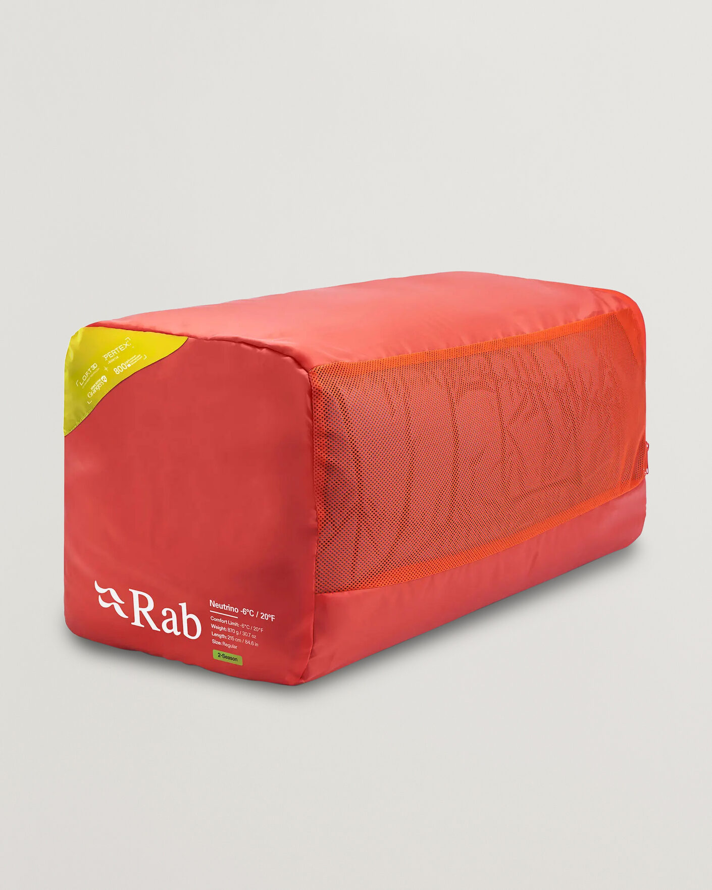Herren | Outdoor living | Rab | Neutrino -6C Sleeping Bag Regular Graphene/Dark Pollen