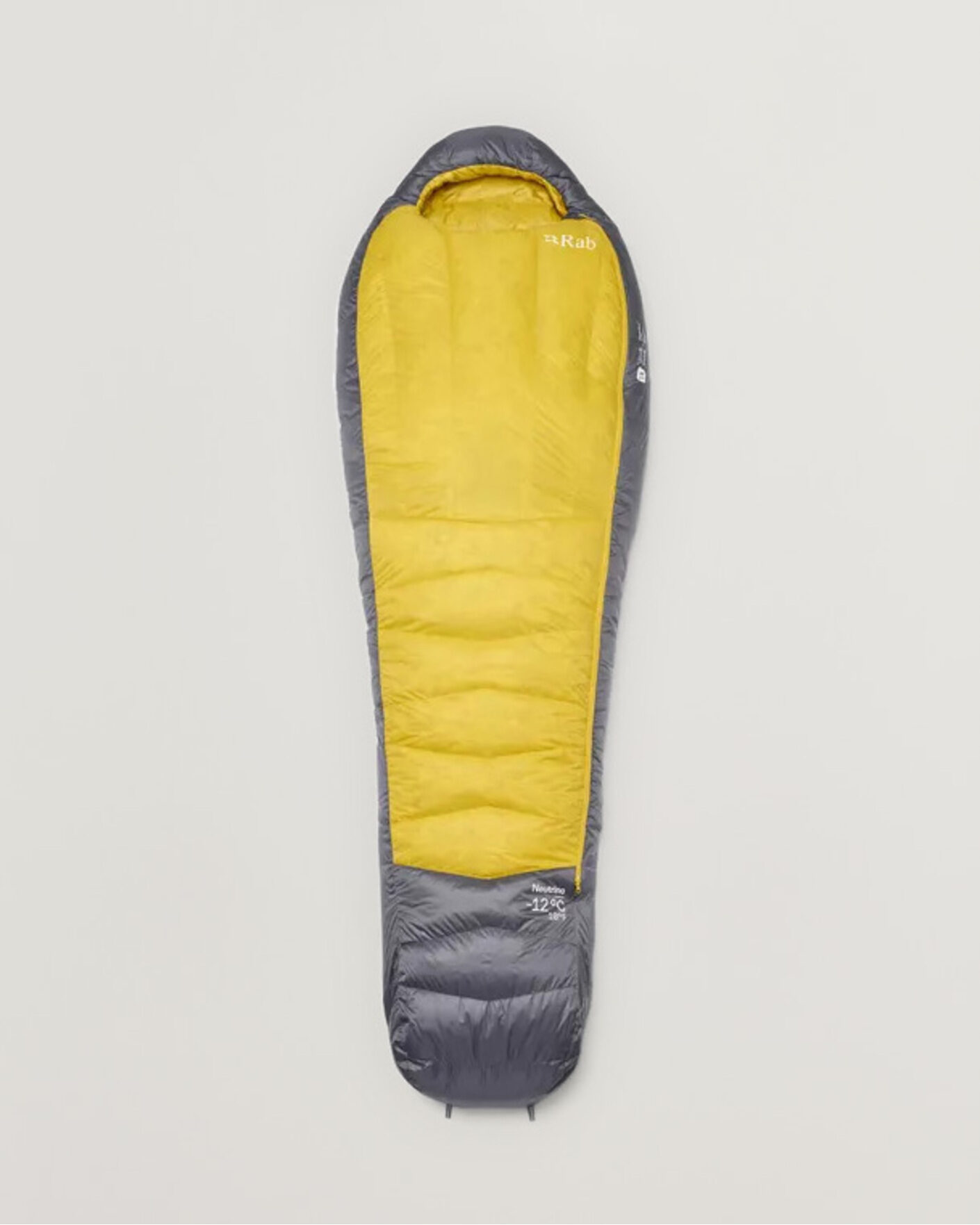 Herren | Outdoor living | Rab | Neutrino -12C Sleeping Bag Regular Graphene/Dark Pollen