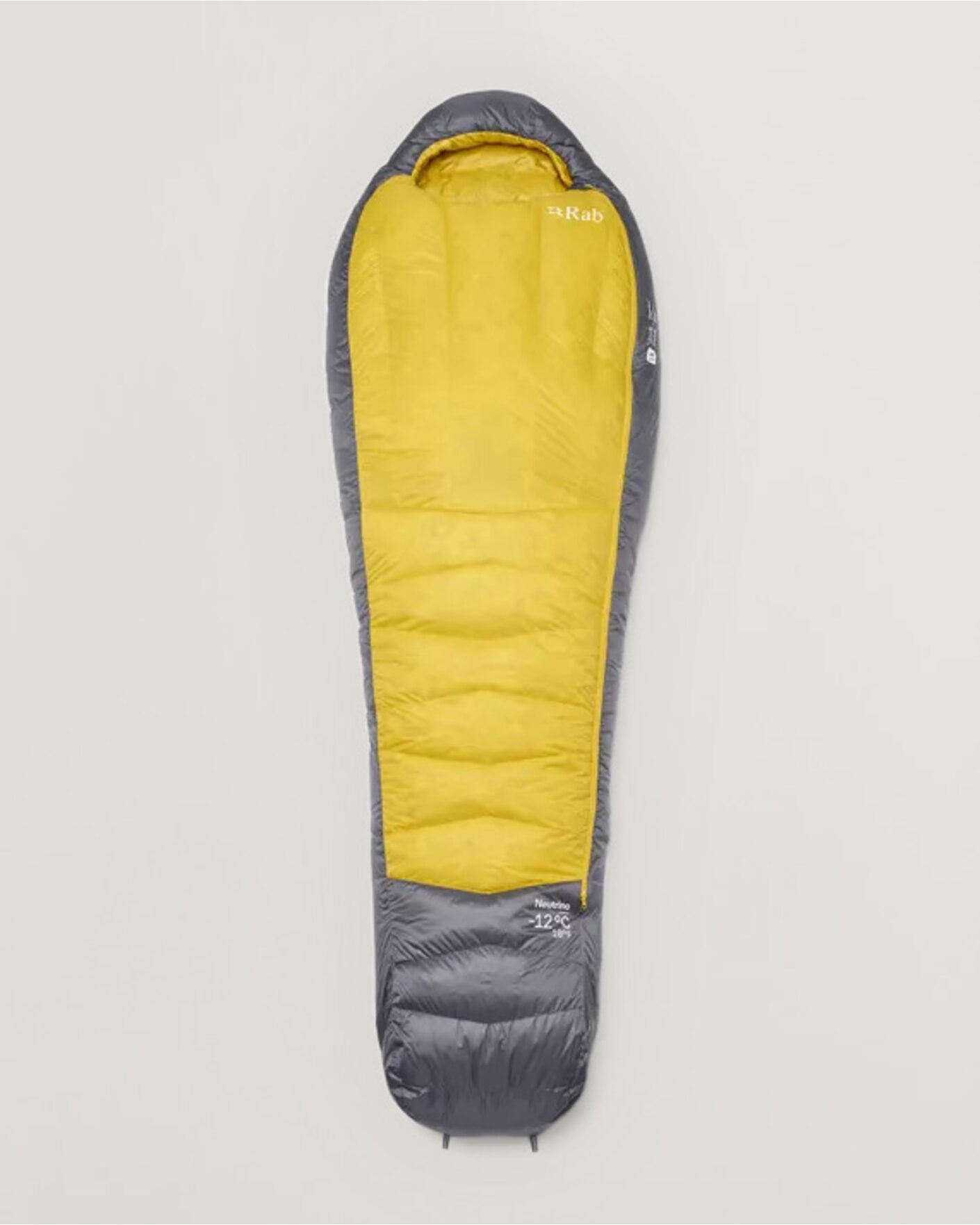 Herren | Outdoor living | Rab | Neutrino -12C Sleeping Bag Long Graphene/Dark Pollen