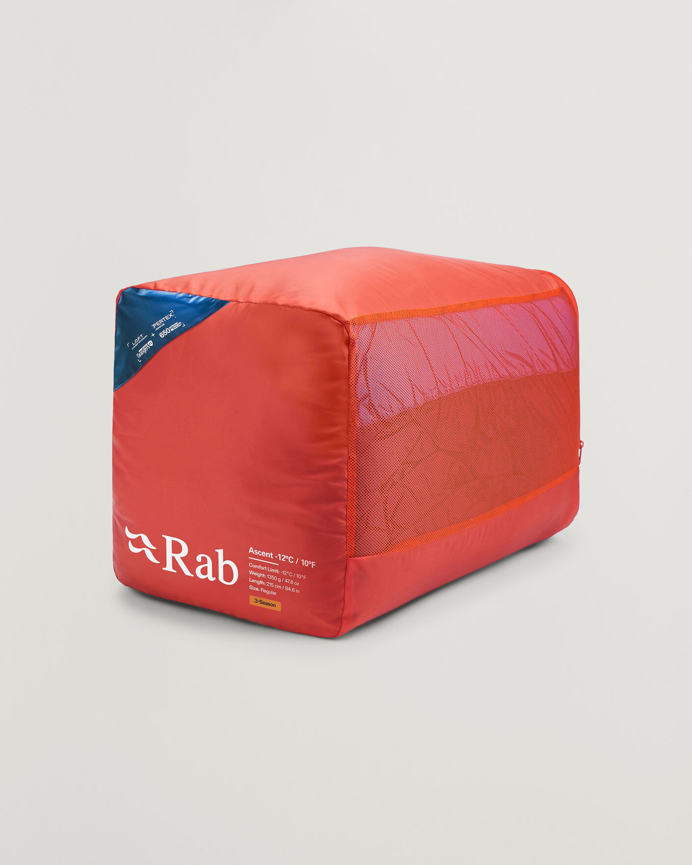Herren | Outdoor living | Rab | Ascent -12 Sleeping Bag Regular Tempest Blue/Maya Blue