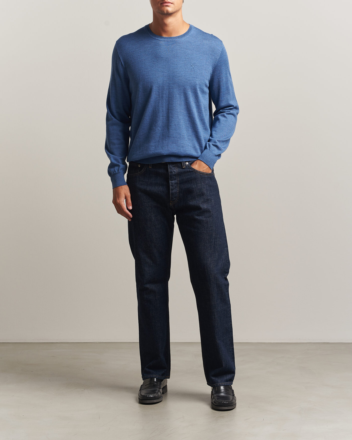 Herren | Pullover | Polo Ralph Lauren | Long Sleeve Pullover Clarity Blue