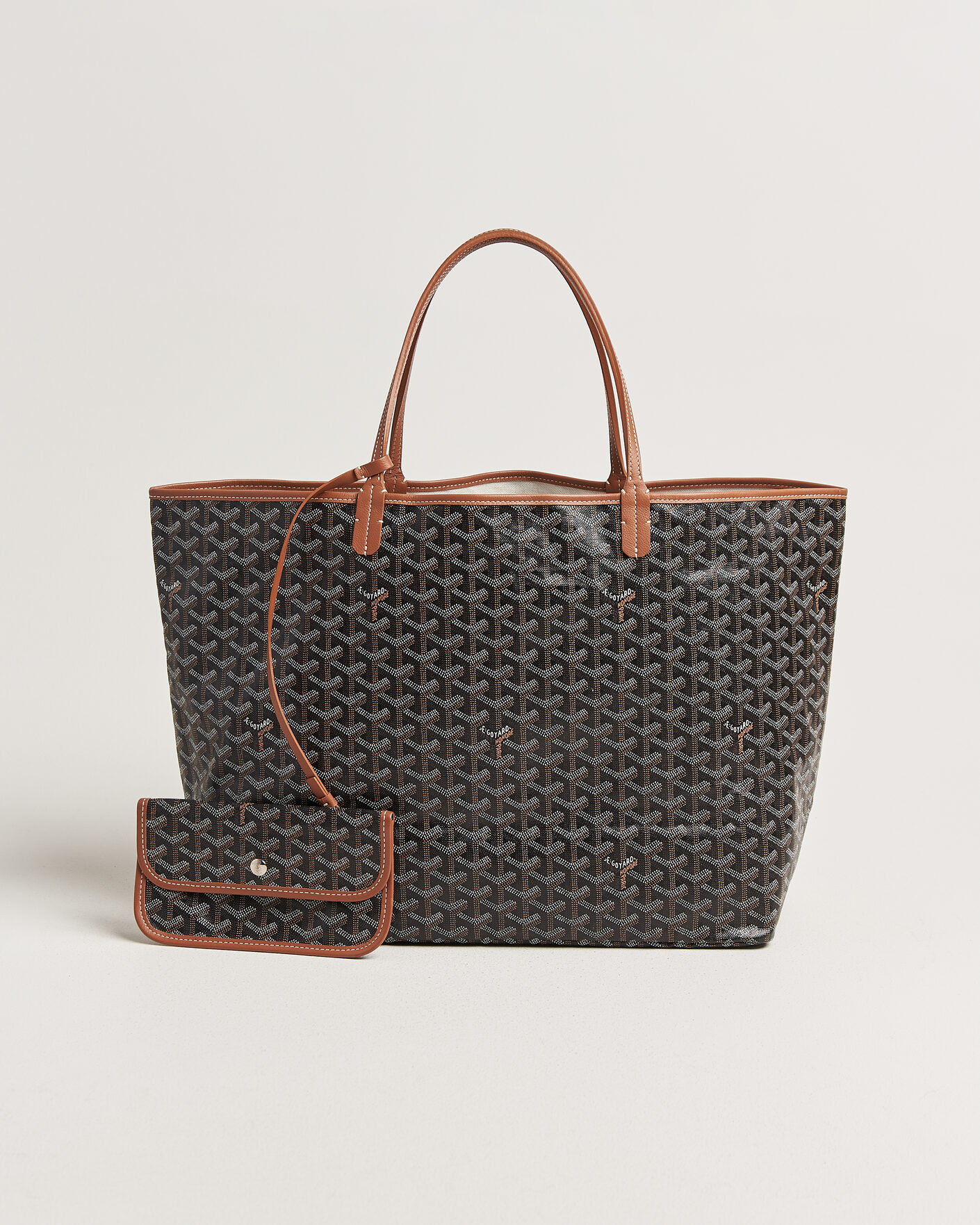 Herren | Pre-Owned & Vintage Bags | Goyard Pre-Owned | Saint Louis GM Coated Canvas Tote Bag Black