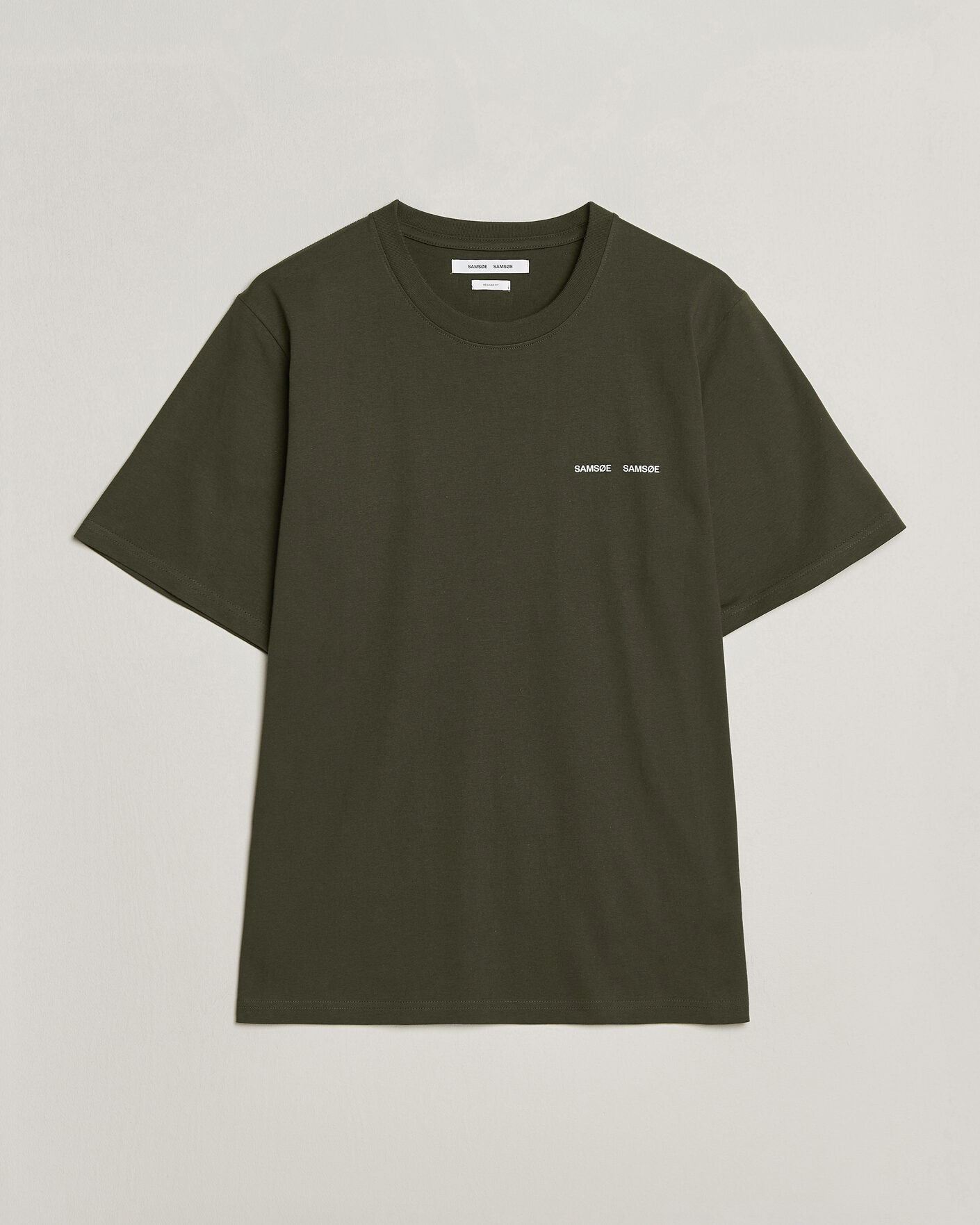 Herren | T-Shirts | Samsøe Samsøe | Thomas Cotton T-Shirt Forest Night
