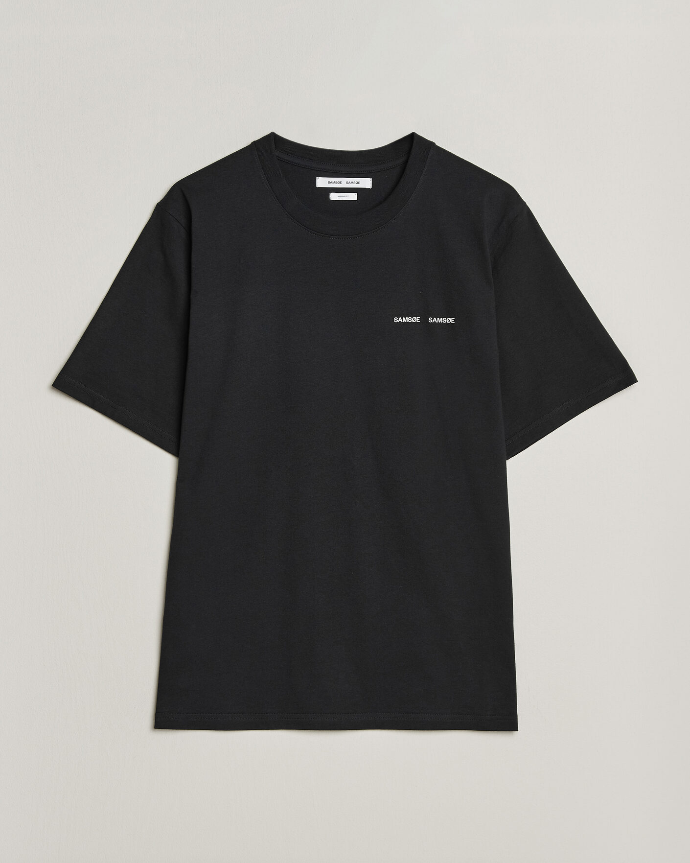 Herren | T-Shirts | Samsøe Samsøe | Thomas Cotton T-Shirt Black
