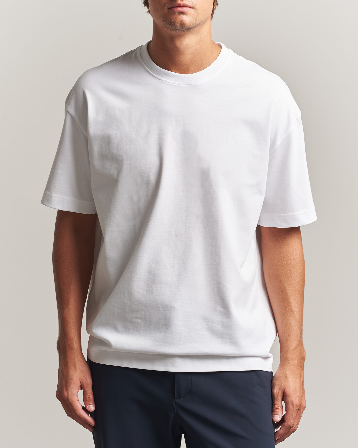 Herren | T-Shirts | Samsøe Samsøe | Jason Heavy Cotton T-Shirt White