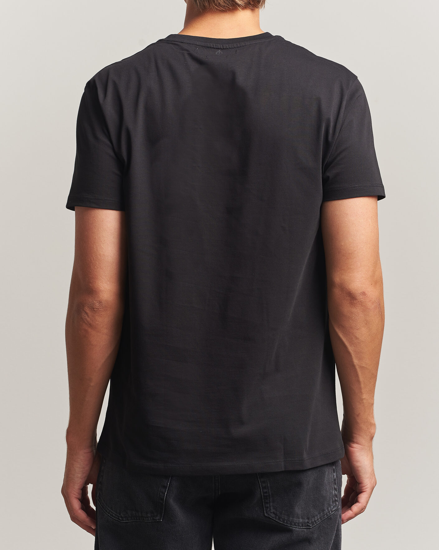 Herren | T-Shirts | Samsøe Samsøe | Kronos Cotton T-Shirt Black