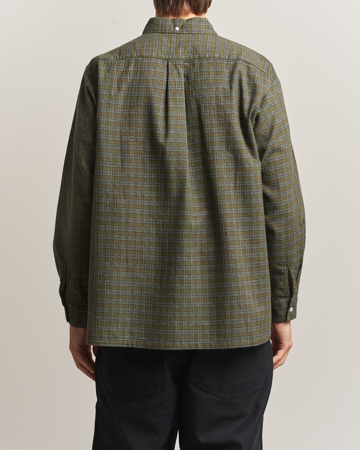 Herren | Hemden | BEAMS PLUS | Dobby Plaid Button Down Shirt Dark Green