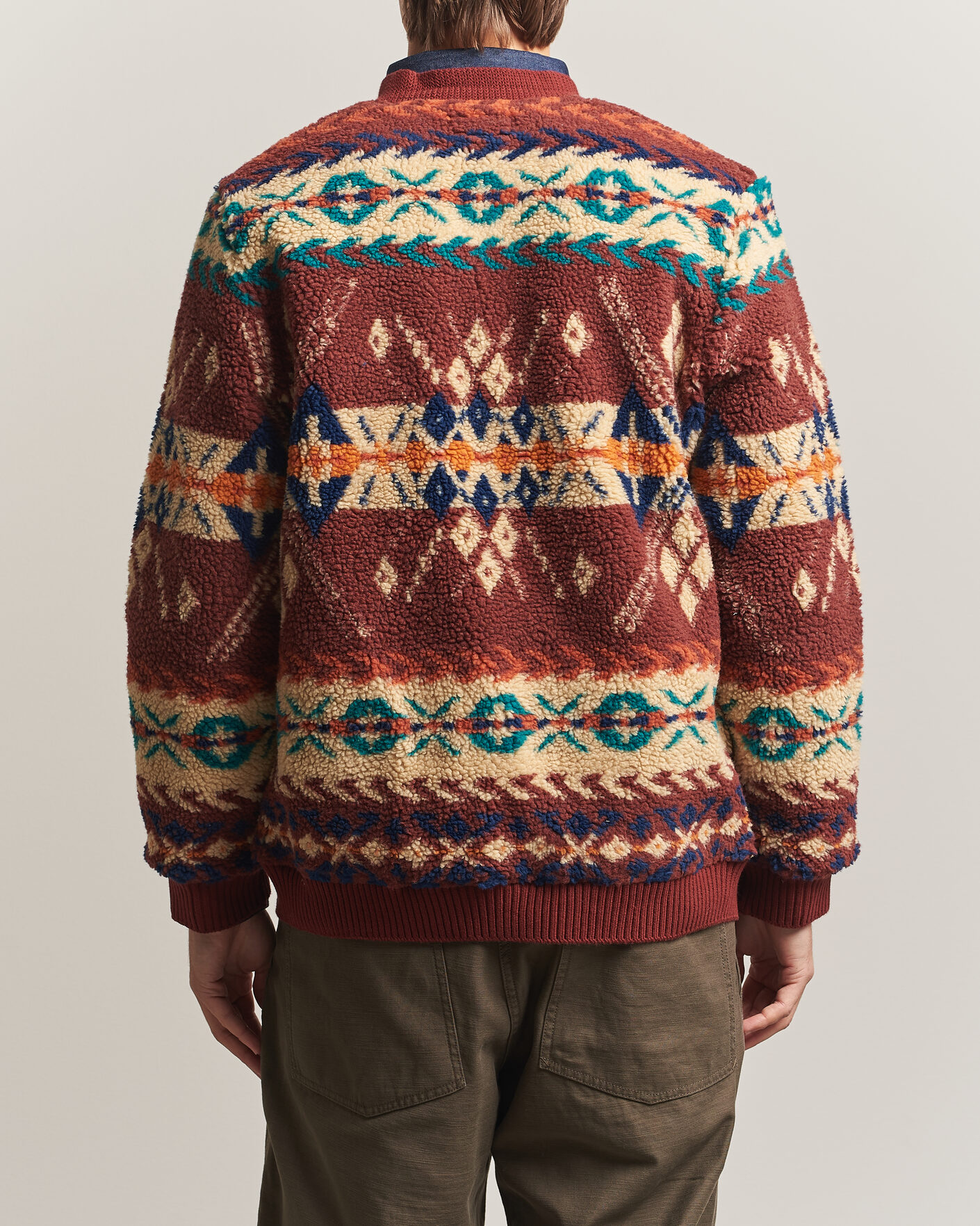 Herren | Pullover | BEAMS PLUS | Boa Jacquard Cardigan Brown