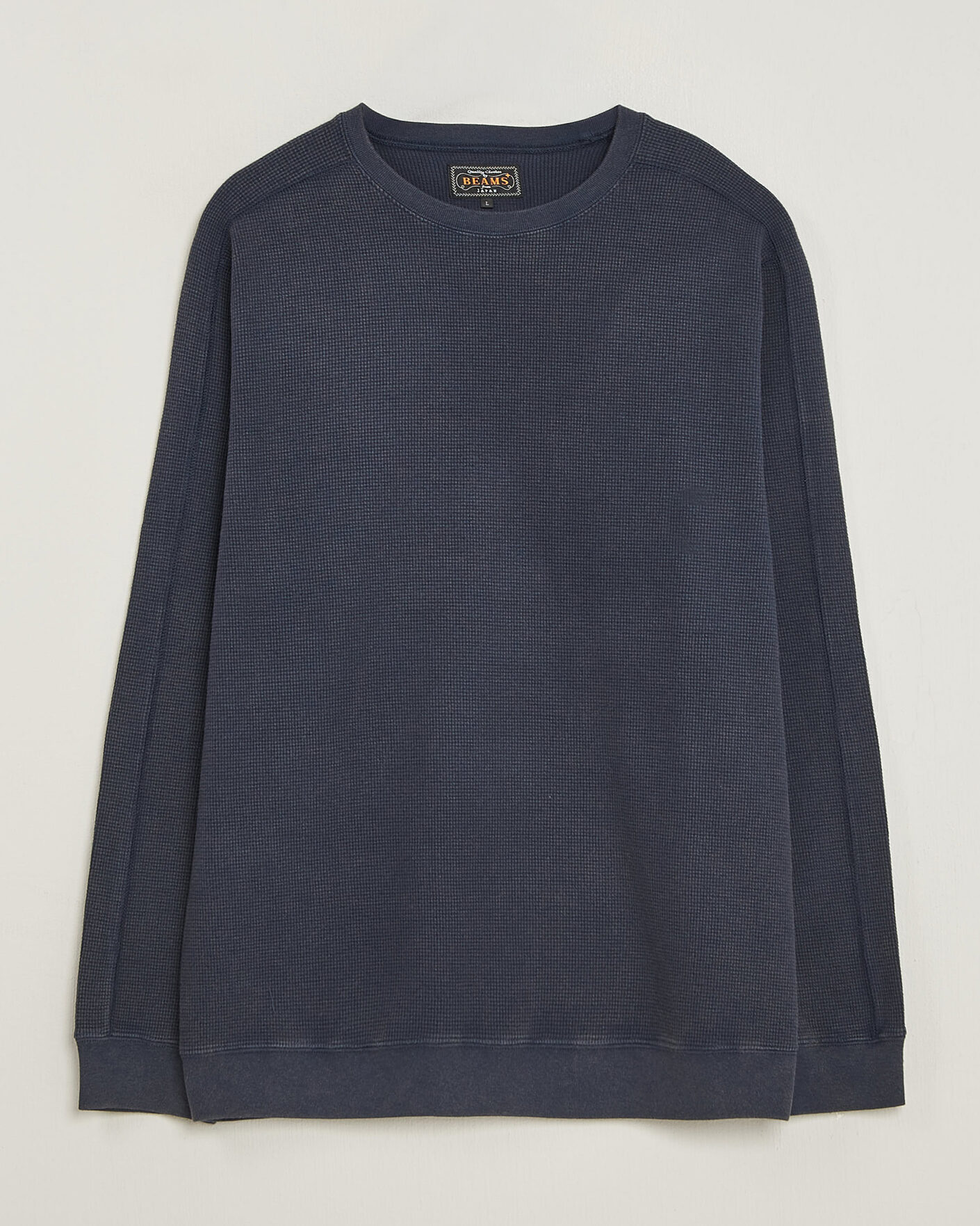 Herren | T-Shirts | BEAMS PLUS | Fade Thermal Crew Navy