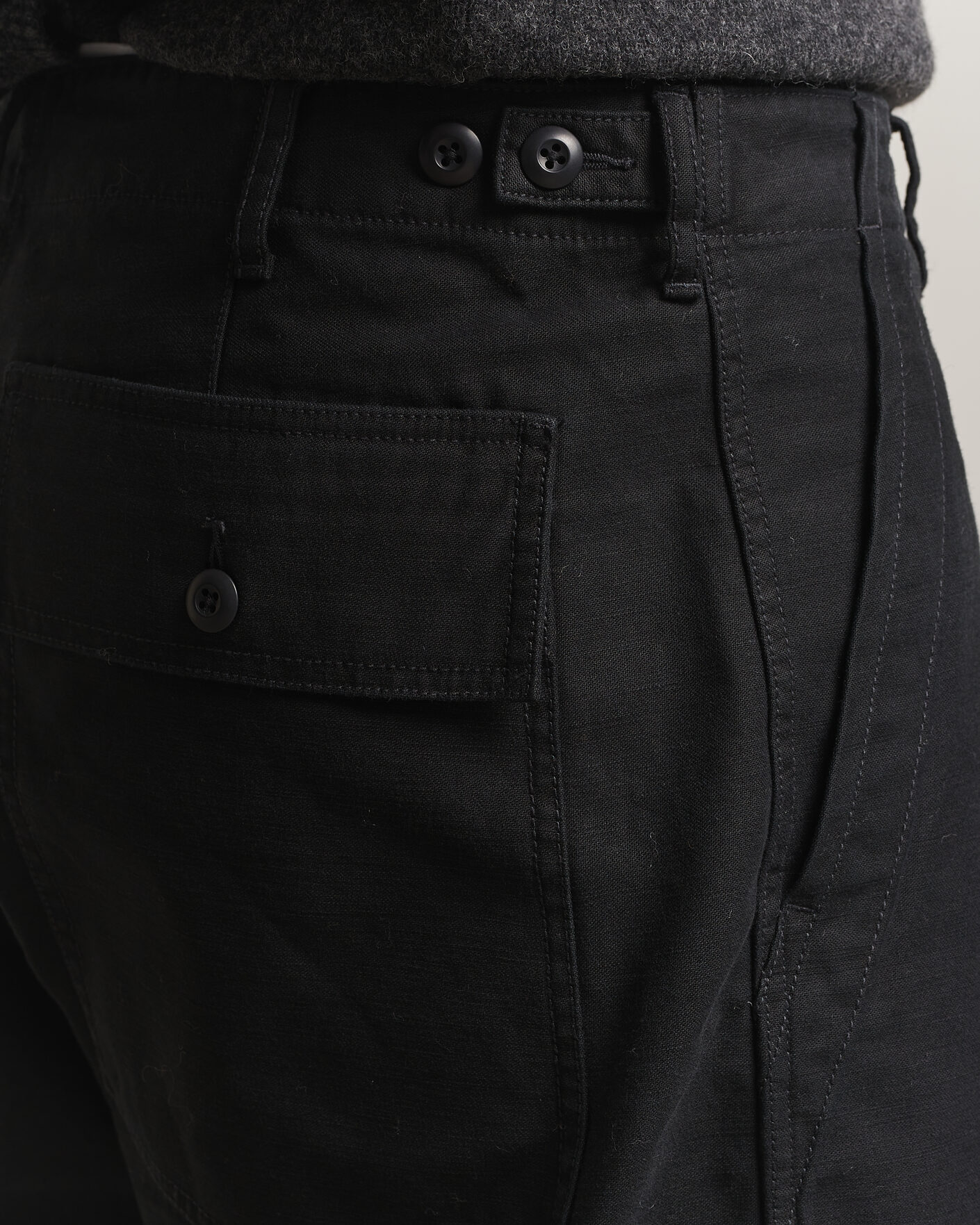 Herren | Hosen | BEAMS PLUS | MIL Utility Sateen Trousers Black