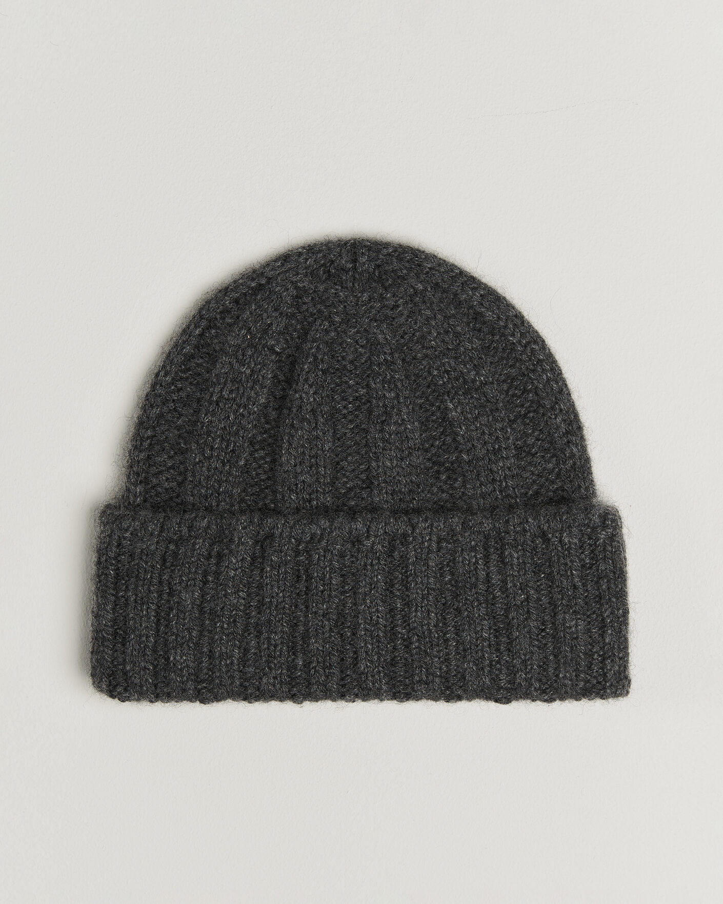 Herren | Mützen | BEAMS PLUS | Cashmere Rib Beanie Grey