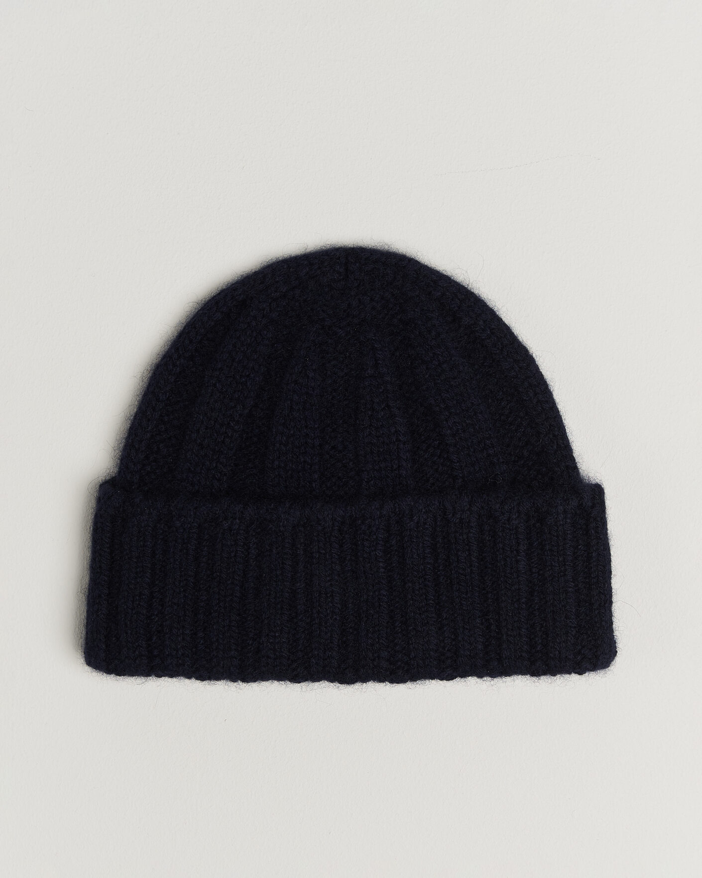 Herren | Mützen | BEAMS PLUS | Cashmere Rib Beanie Navy